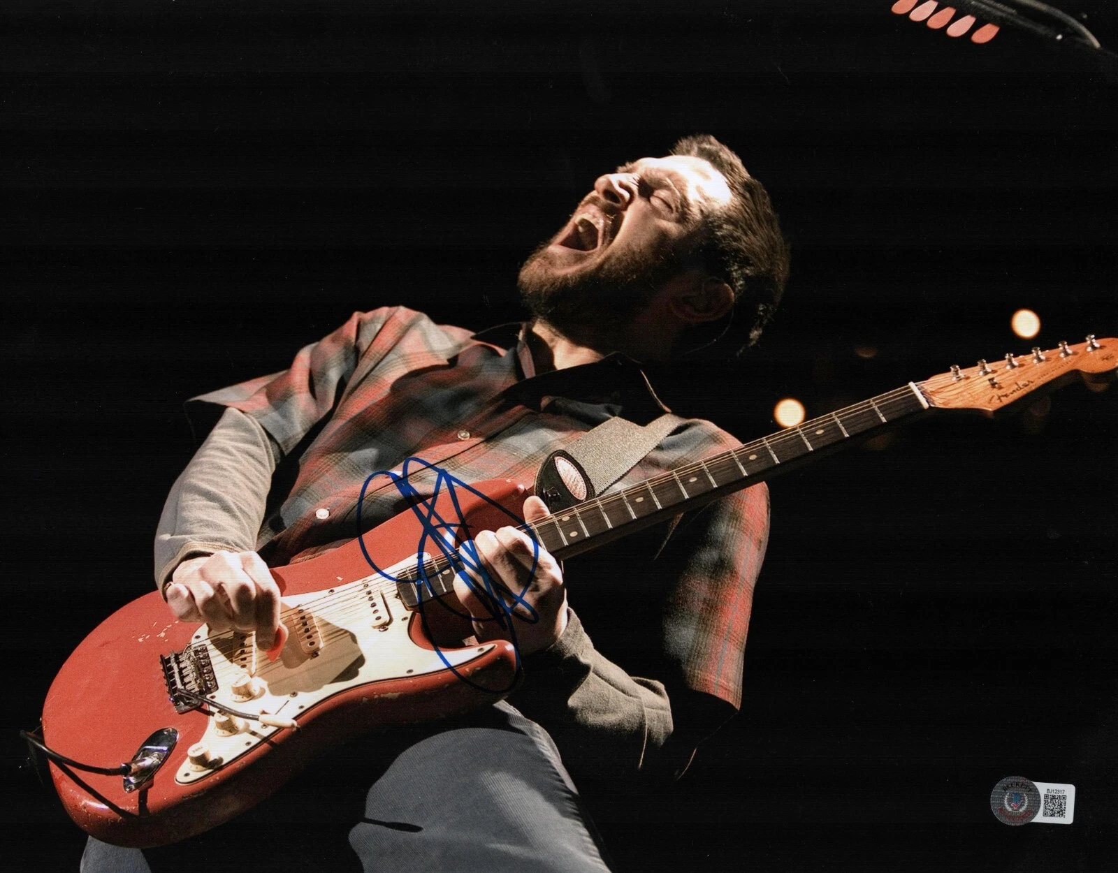 John Frusciante Signed Red Hot Chili Peppers Autograph 11x14 Photo Beckett COA

