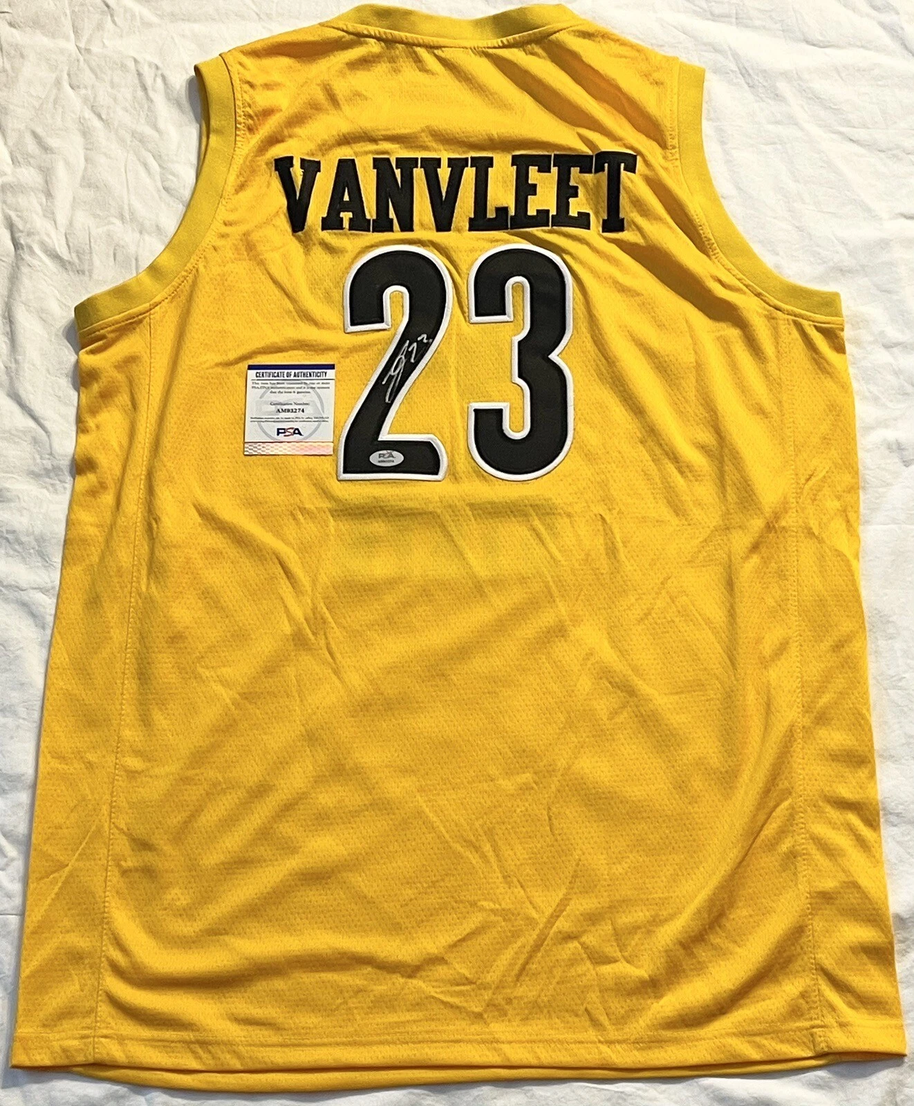 Fred VanVleet Signed Autographed Wichita State Shockers Jersey PSA/DNA
