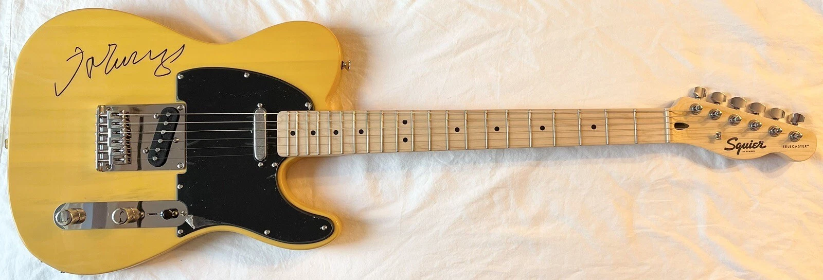 John Cougar Mellencamp Signed Full Size Guitar On Body PSA/DNA Jack & Diane
