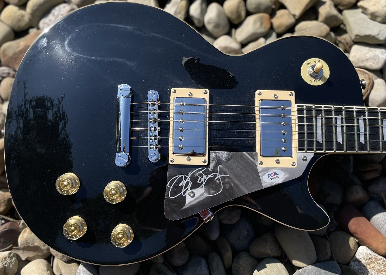 PSA/DNA Jon Bon Jovi Signed Limited Edition LP Style Guitar Livin' On A Prayer
