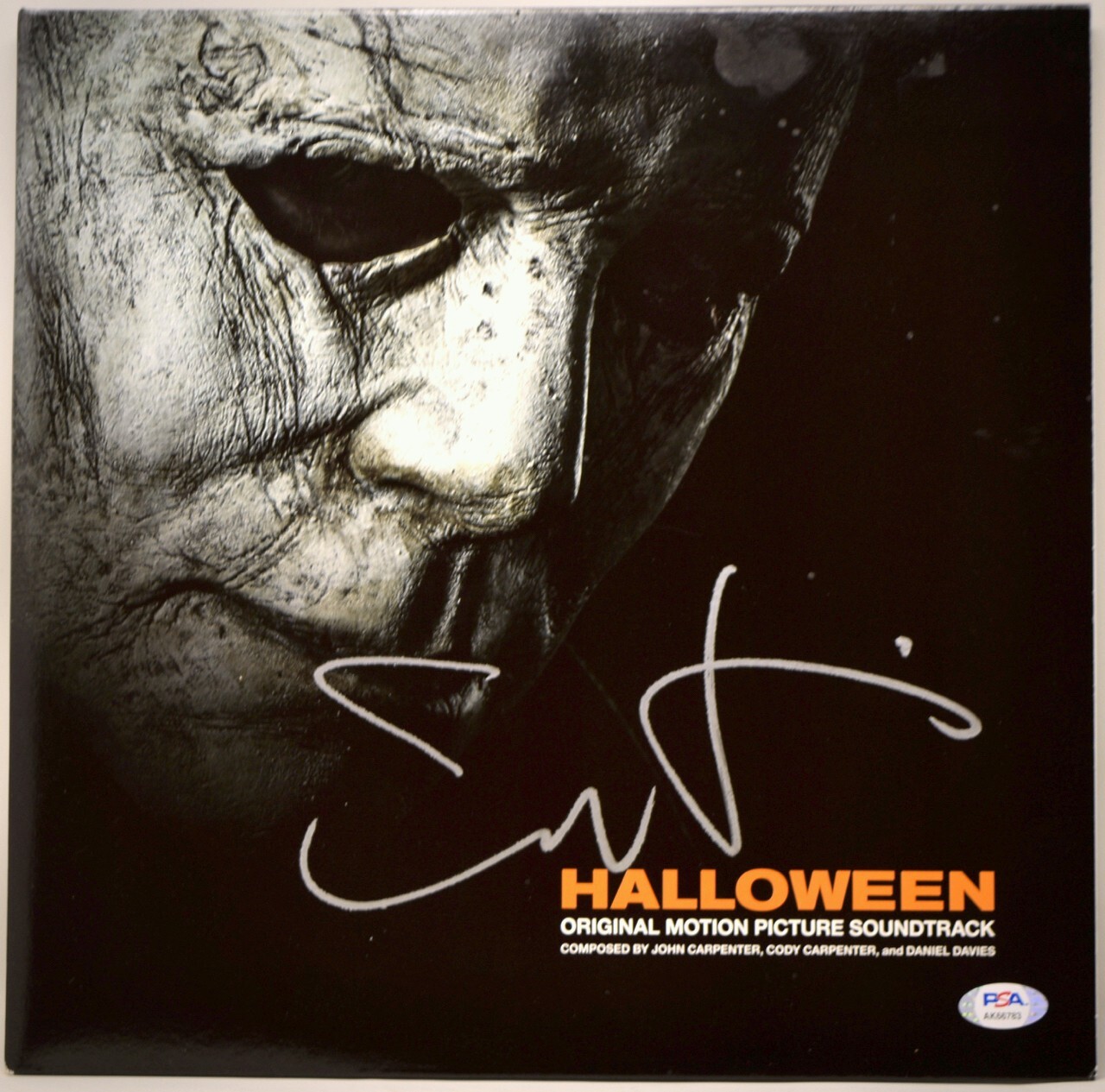 Jamie Lee Curtis Signed Autograph Halloween Soundtrack Vinyl Record PSA/DNA COA
