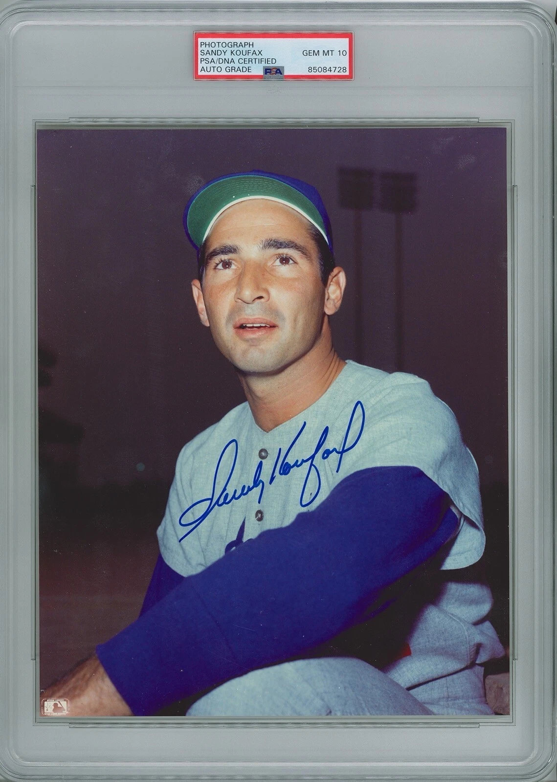 SANDY KOUFAX SIGNED 8X10 PSA DNA 85084728 GEM MINT 10 AUTO RARE
