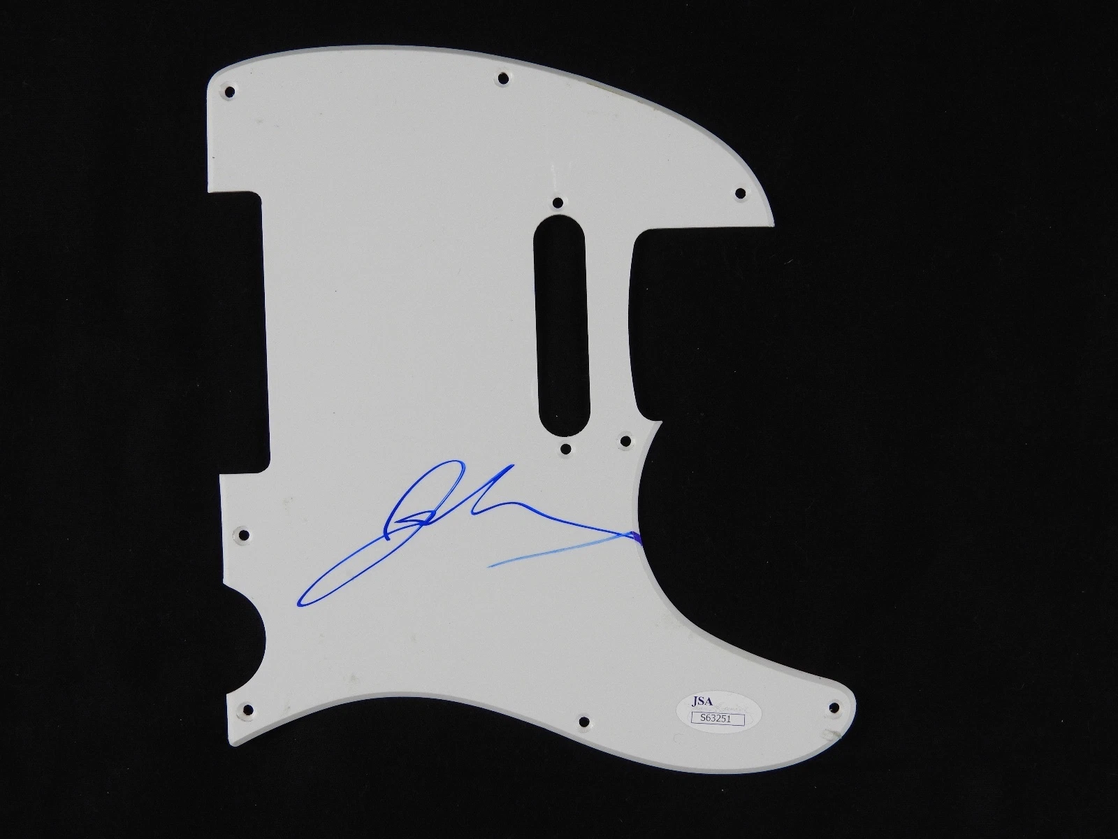John Rzeznik Goo Goo Doll Autograph Signed Guitar Guard Fender JSA Pickguard
