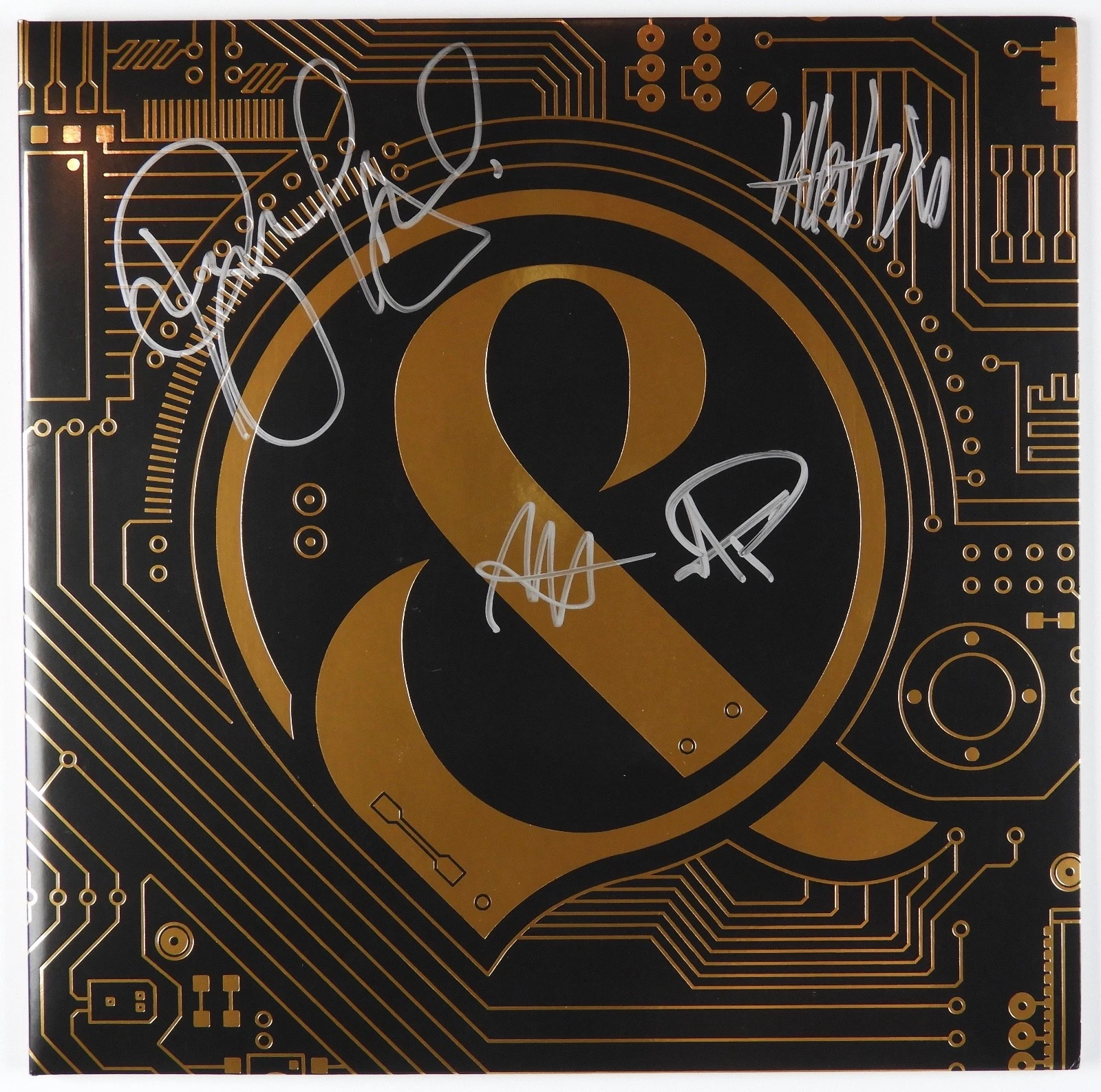 Of Mice & Men Fully Signed Autograph JSA Vinyl Record Defy Aaron Pauley
