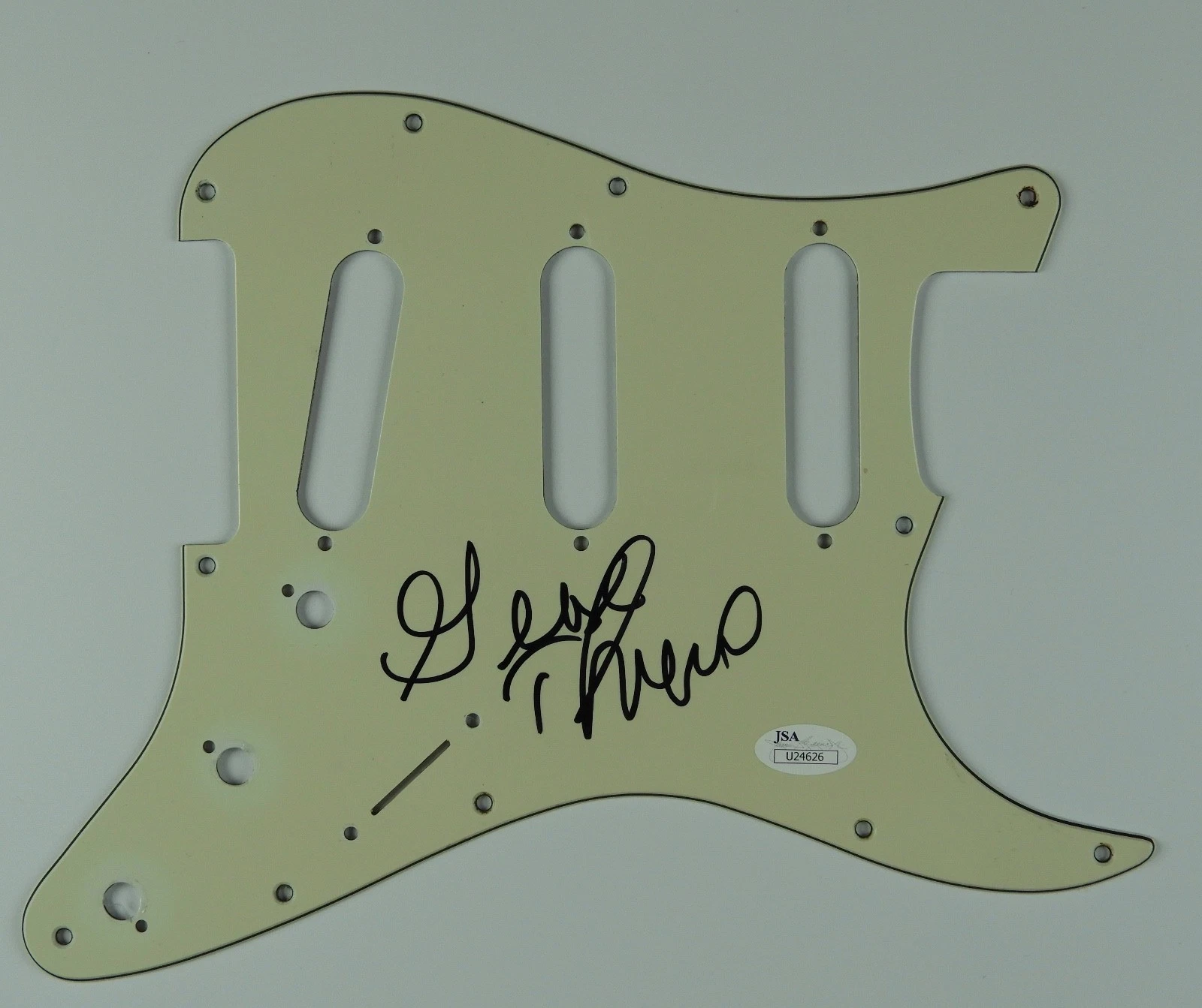 George Thorogood Autograph Signed Stratocaster Fender Guard JSA Guitar
