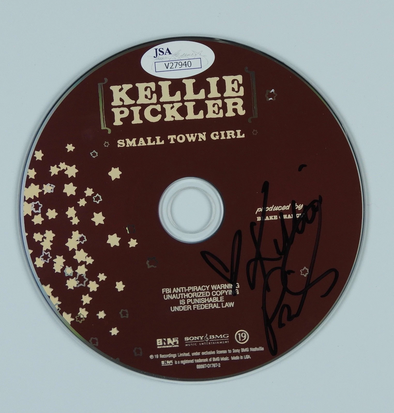 Kellie Pickler signed autograph Small Town Girl CD JSA COA
