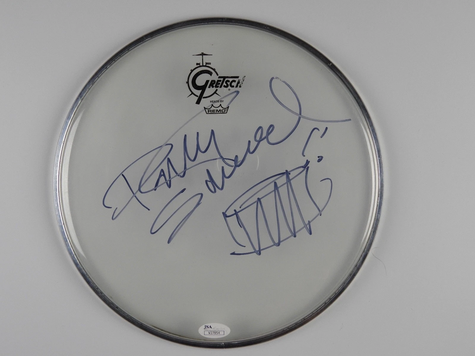 Patty Schemel Autograph Signed Drum Head JSA COA Hole
