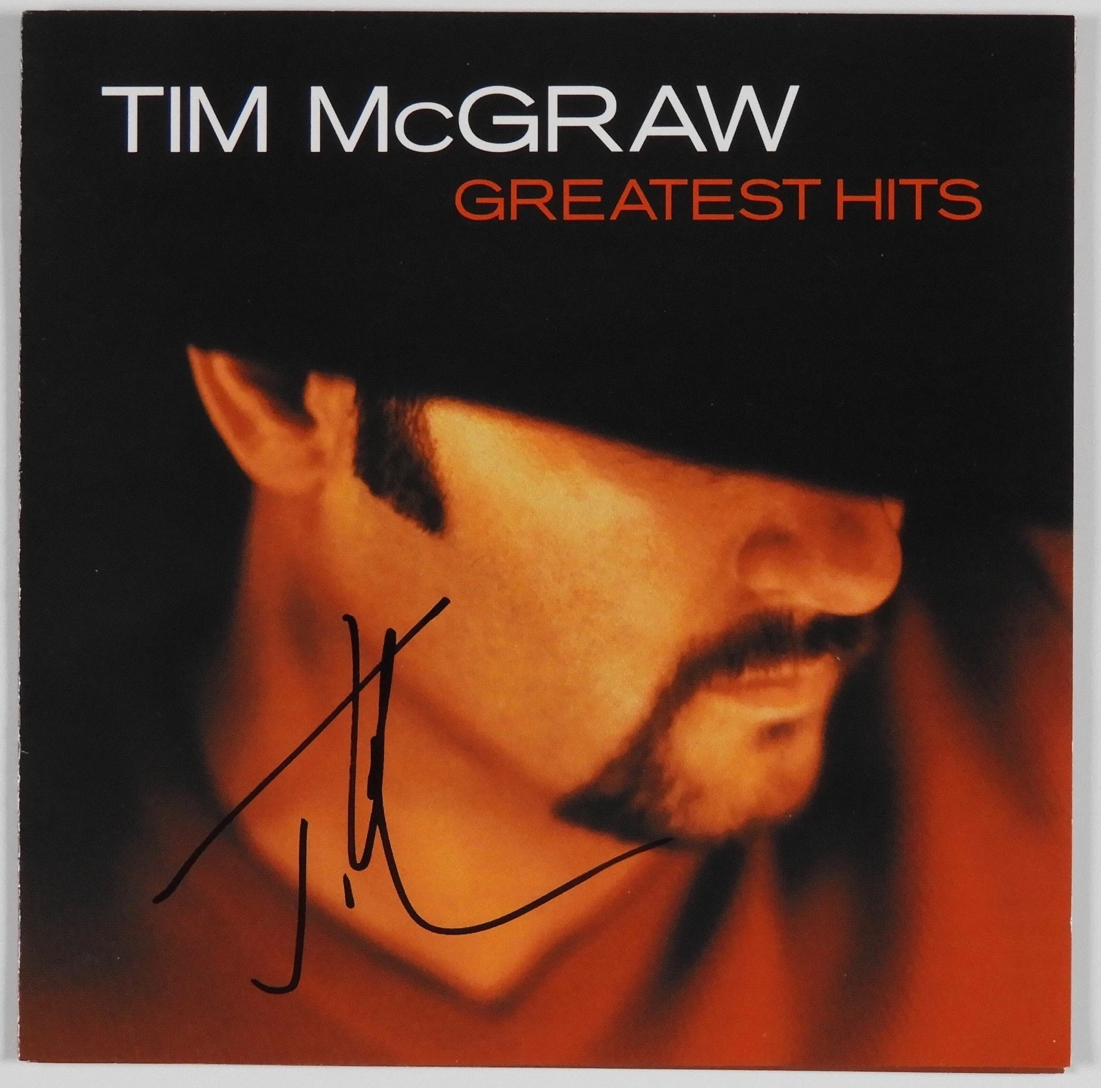 TIM MCGRAW JSA SIGNED AUTOGRAPH CD BOOKLET GREATEST HITS COLLECTIBLE MEMORABILIA
