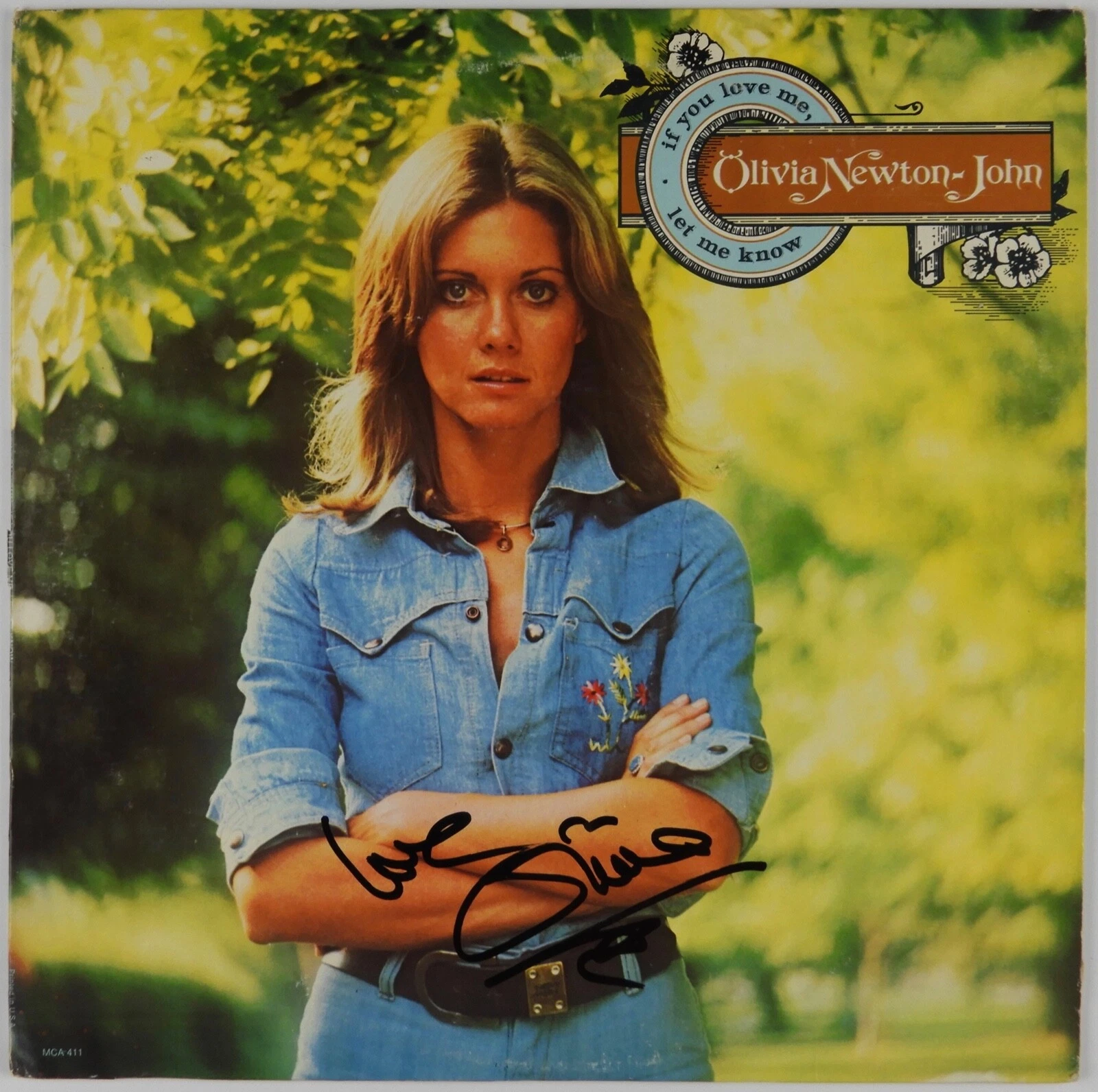 Olivia Newton-John JSA Signed Autograph Record Album Vinyl If You Love Me
