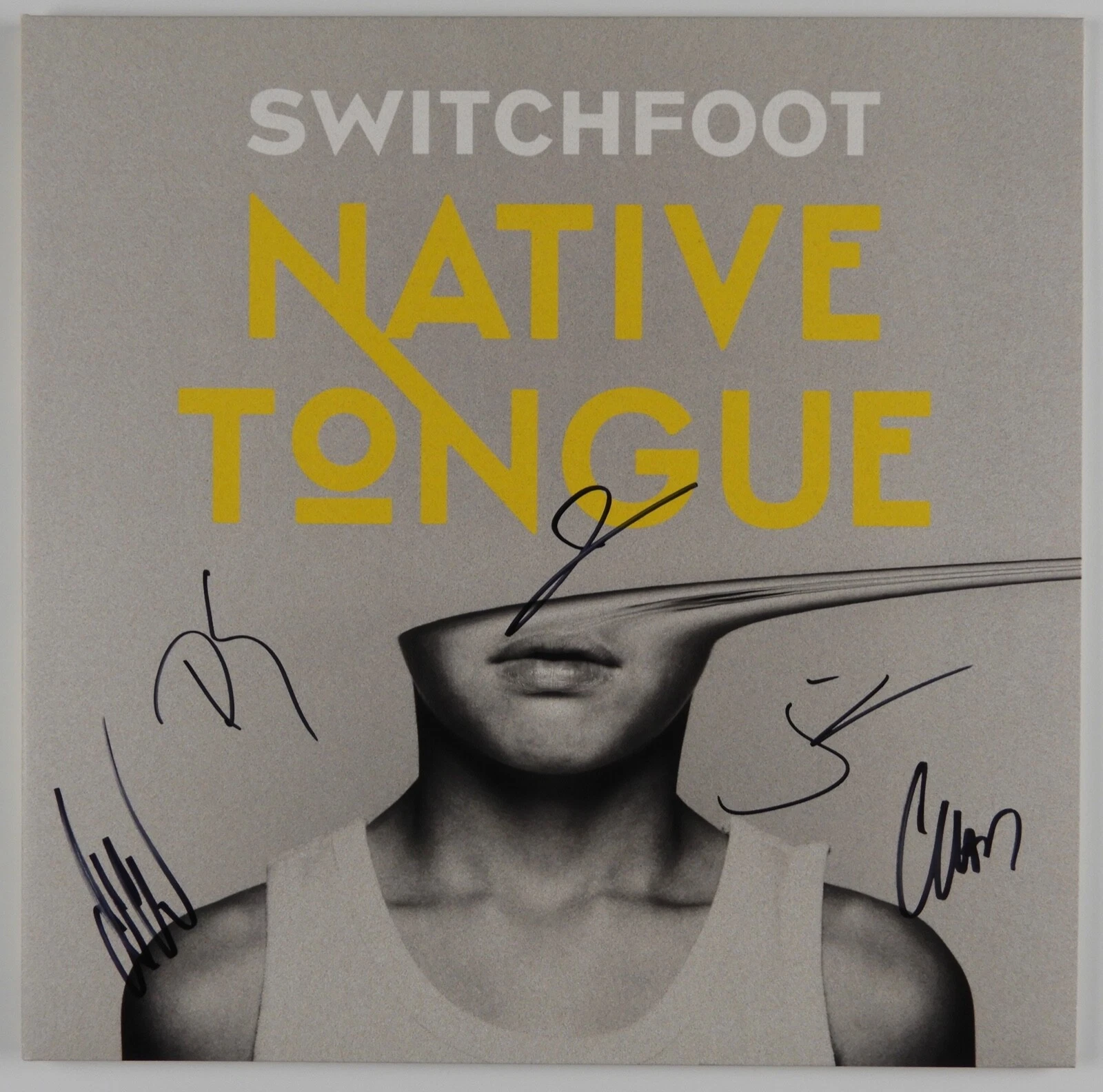 Switchfoot Fully Signed JSA Autograph Signed Album Record Native Tongue
