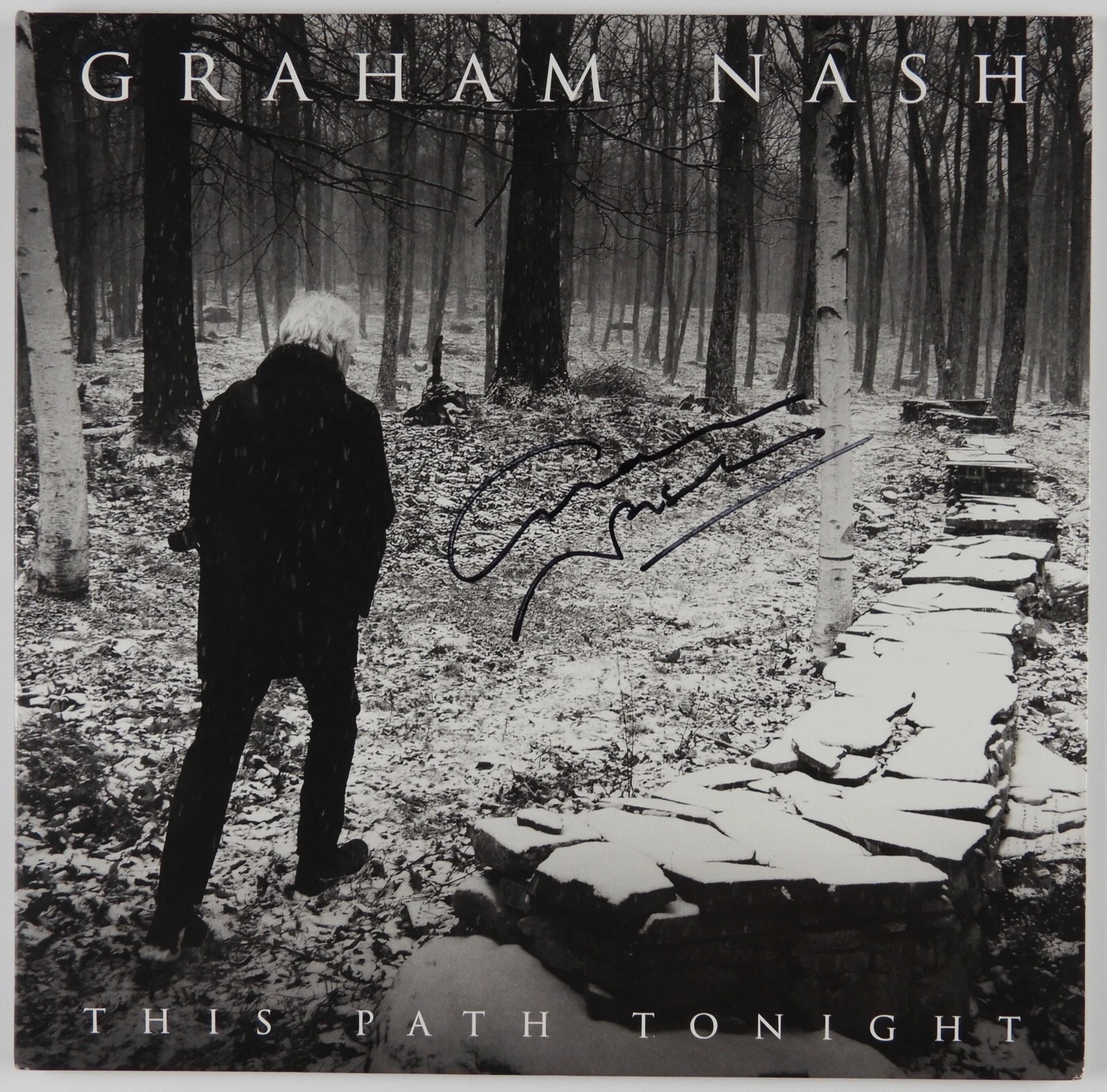 Graham Nash Signed Autograph JSA Album Vinyl Record This Path Tonight
