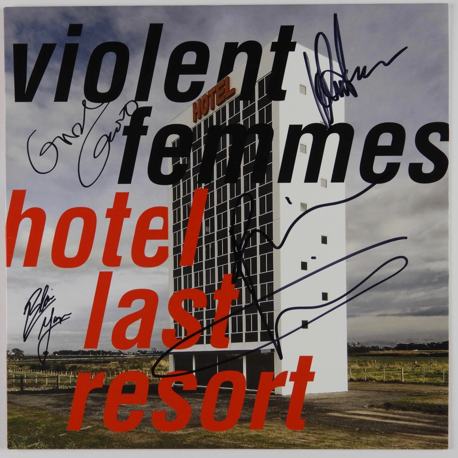 Violent Femmes JSA Fully Signed Autograph Record Album Hotel Last Resort
