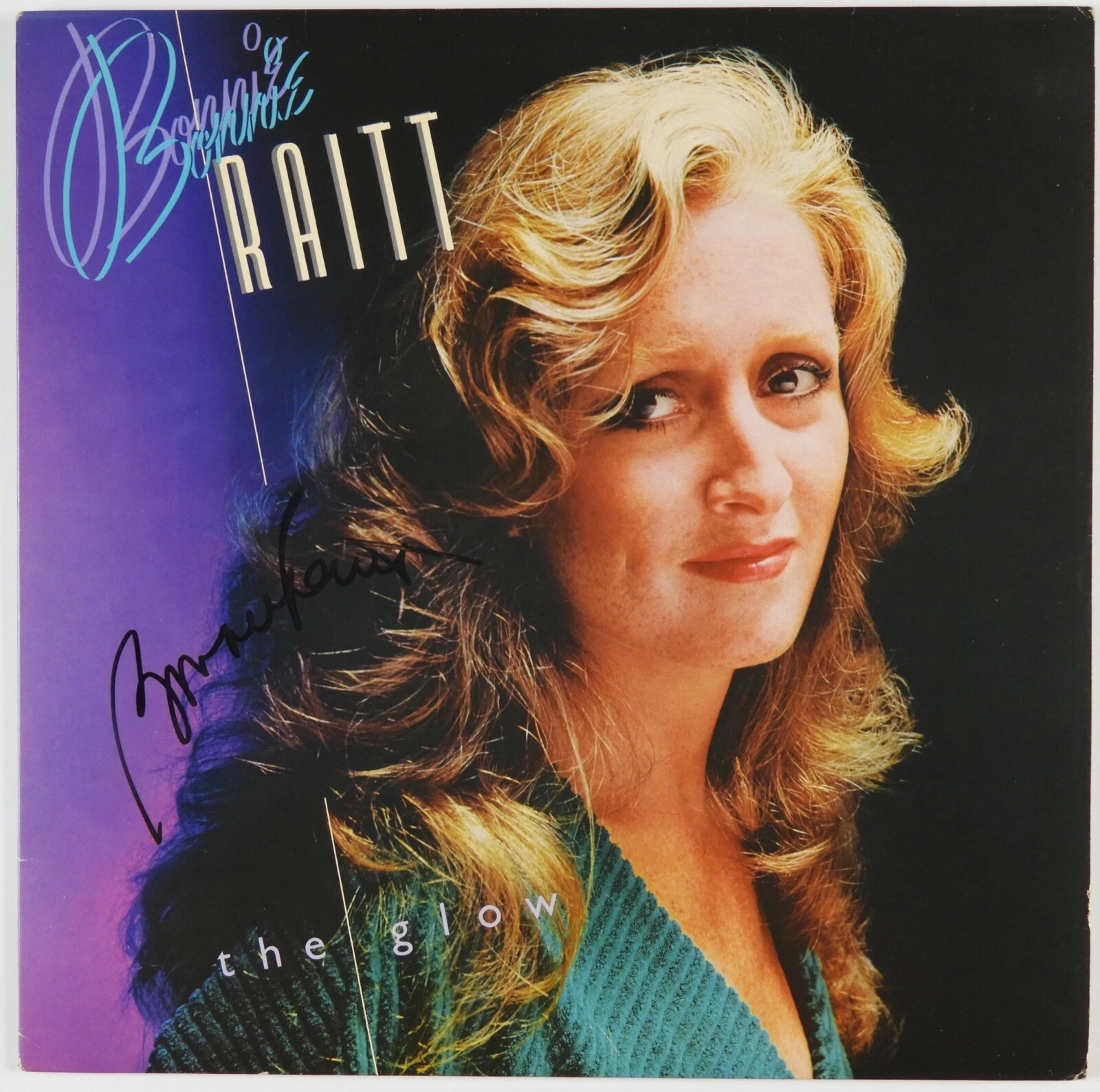 Bonnie Raitt JSA Signed Autograph Album LP Record Vinyl The Glow
