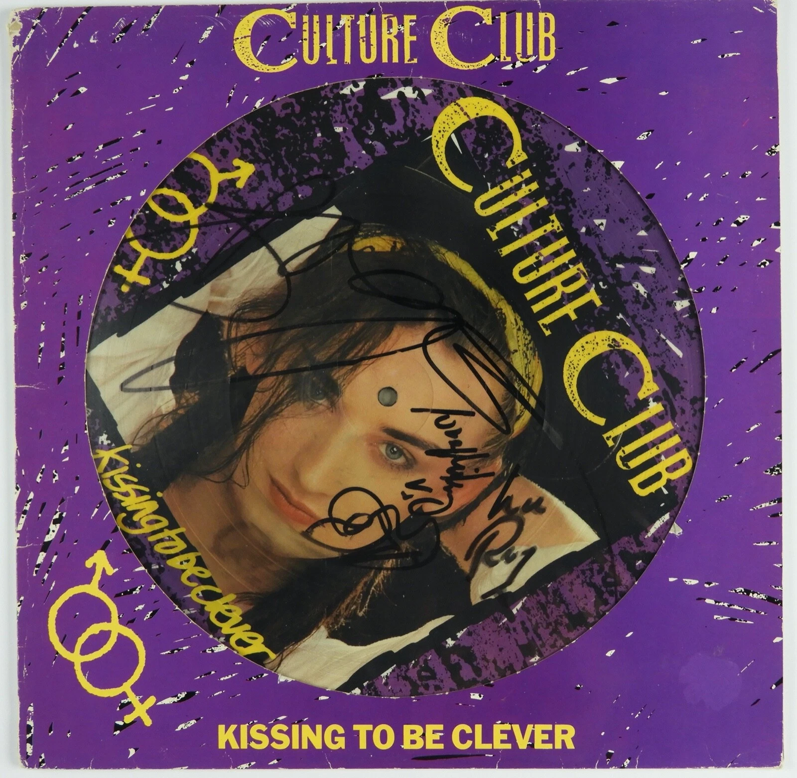 Culture Club JSA Signed Autograph Album Record Vinyl Boy George Fully Signed
