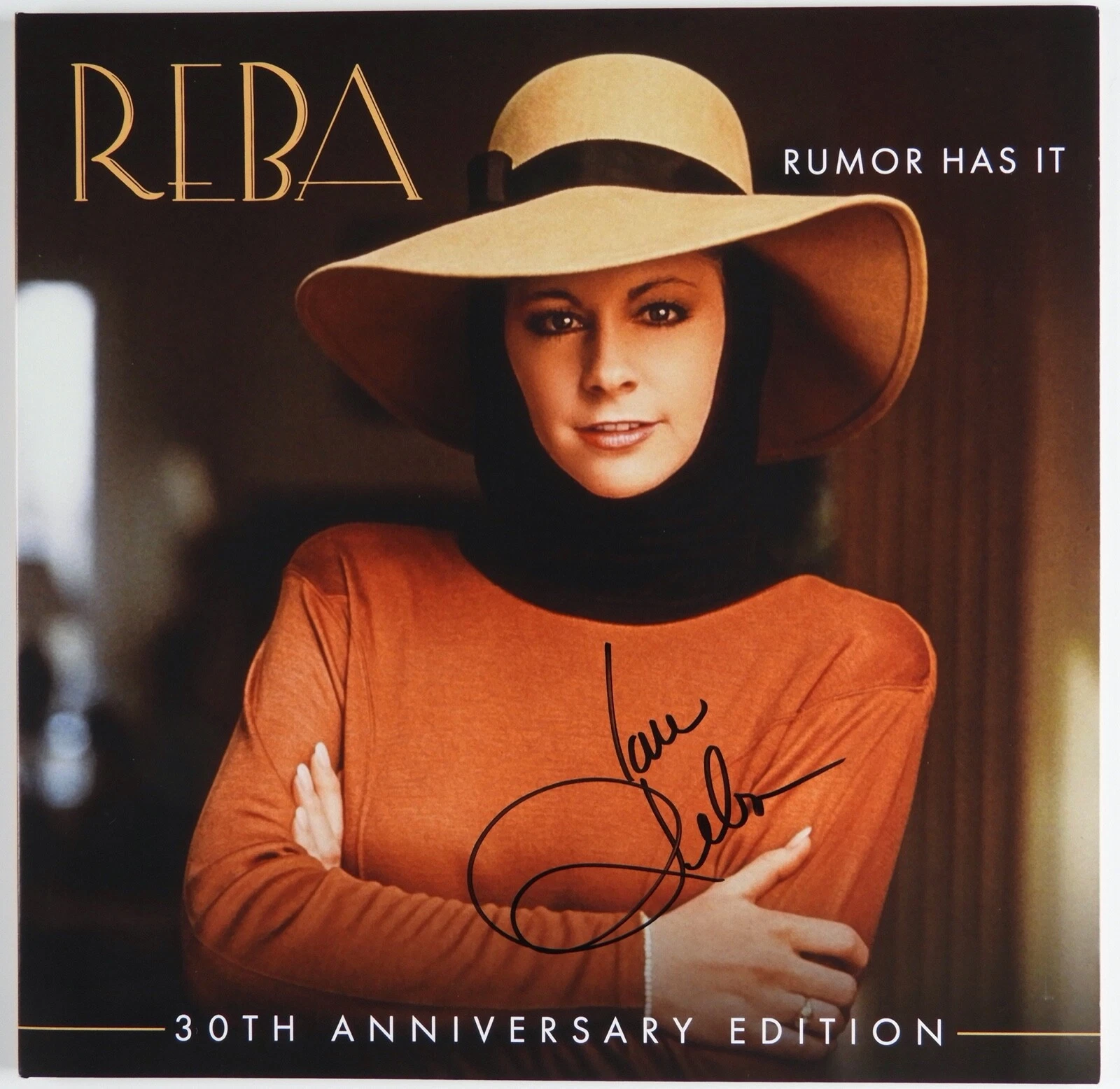 Reba McEntire JSA Signed Autograph Album Record Vinyl Rumor Has It
