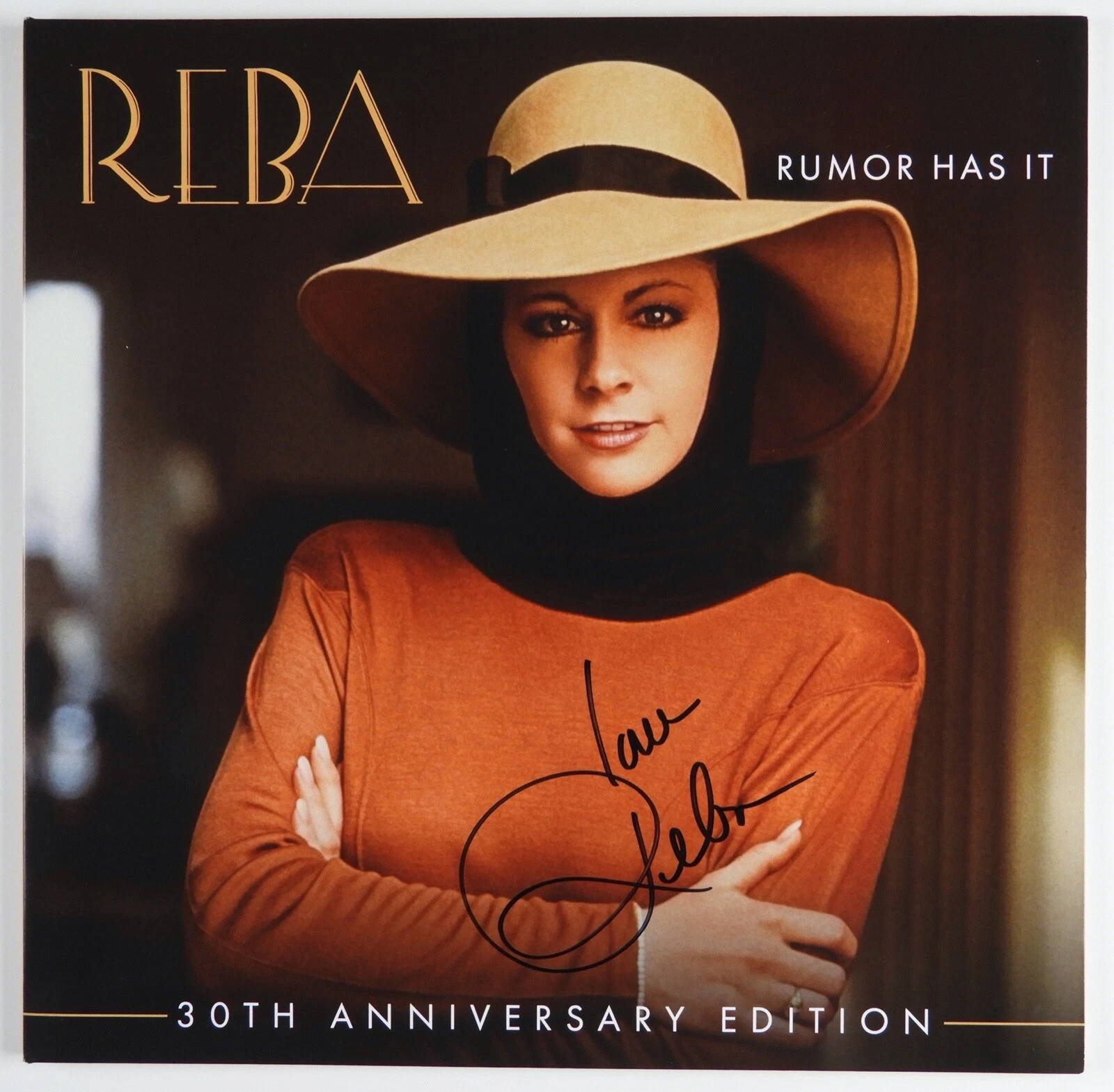 Reba McEntire JSA Signed Autograph Album Record Vinyl Rumor Has It
