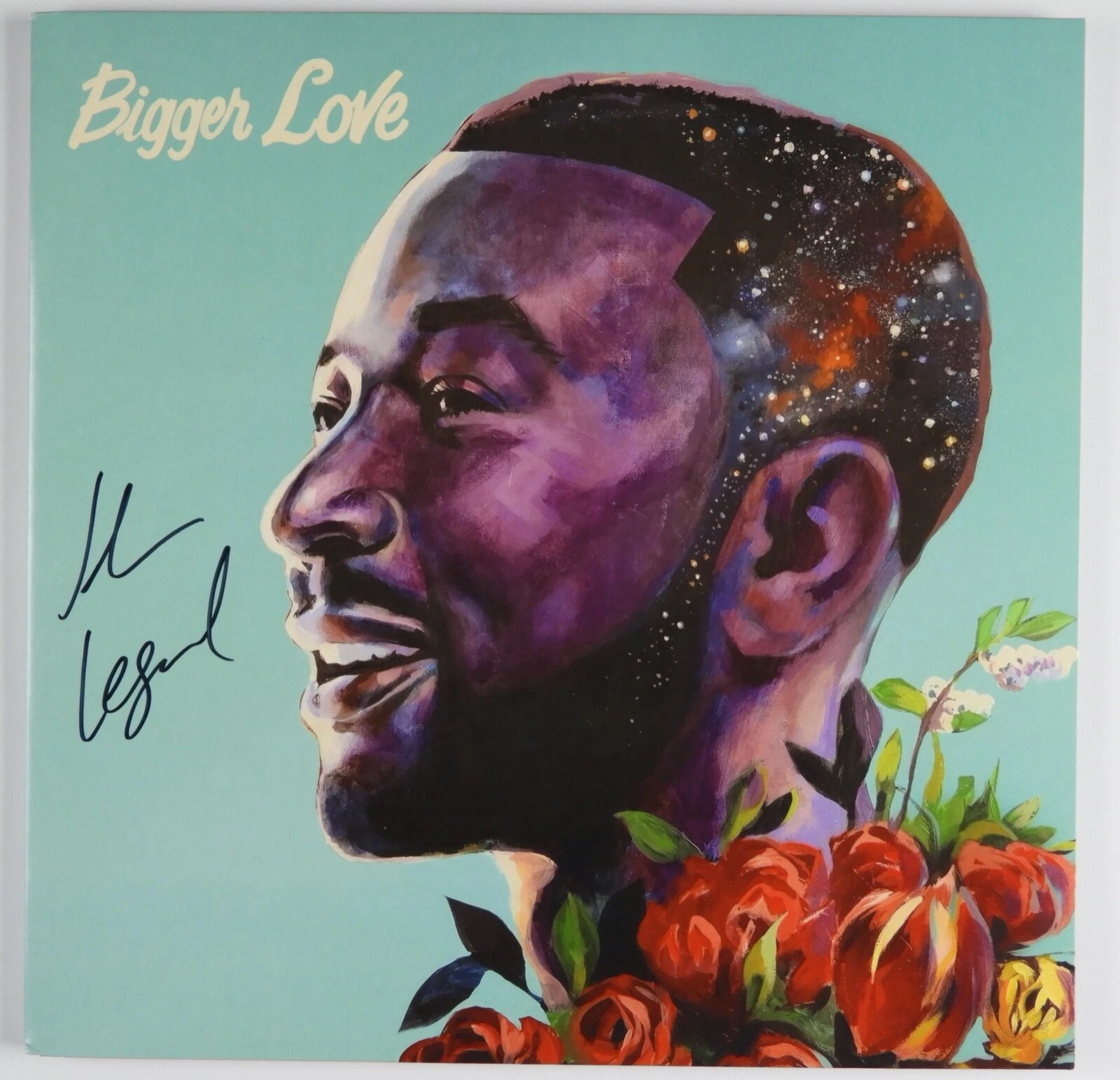 John Legend JSA Signed Autograph Album Record Vinyl Bigger Love
