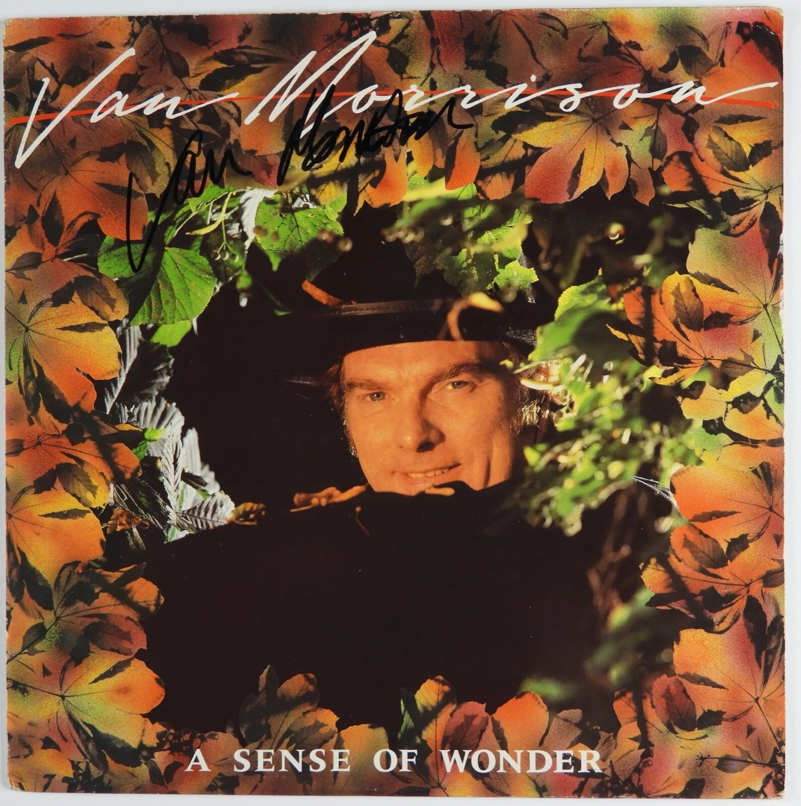 Van Morrison JSA Signed Autograph Album Record Vinyl A Sense Of Wonder
