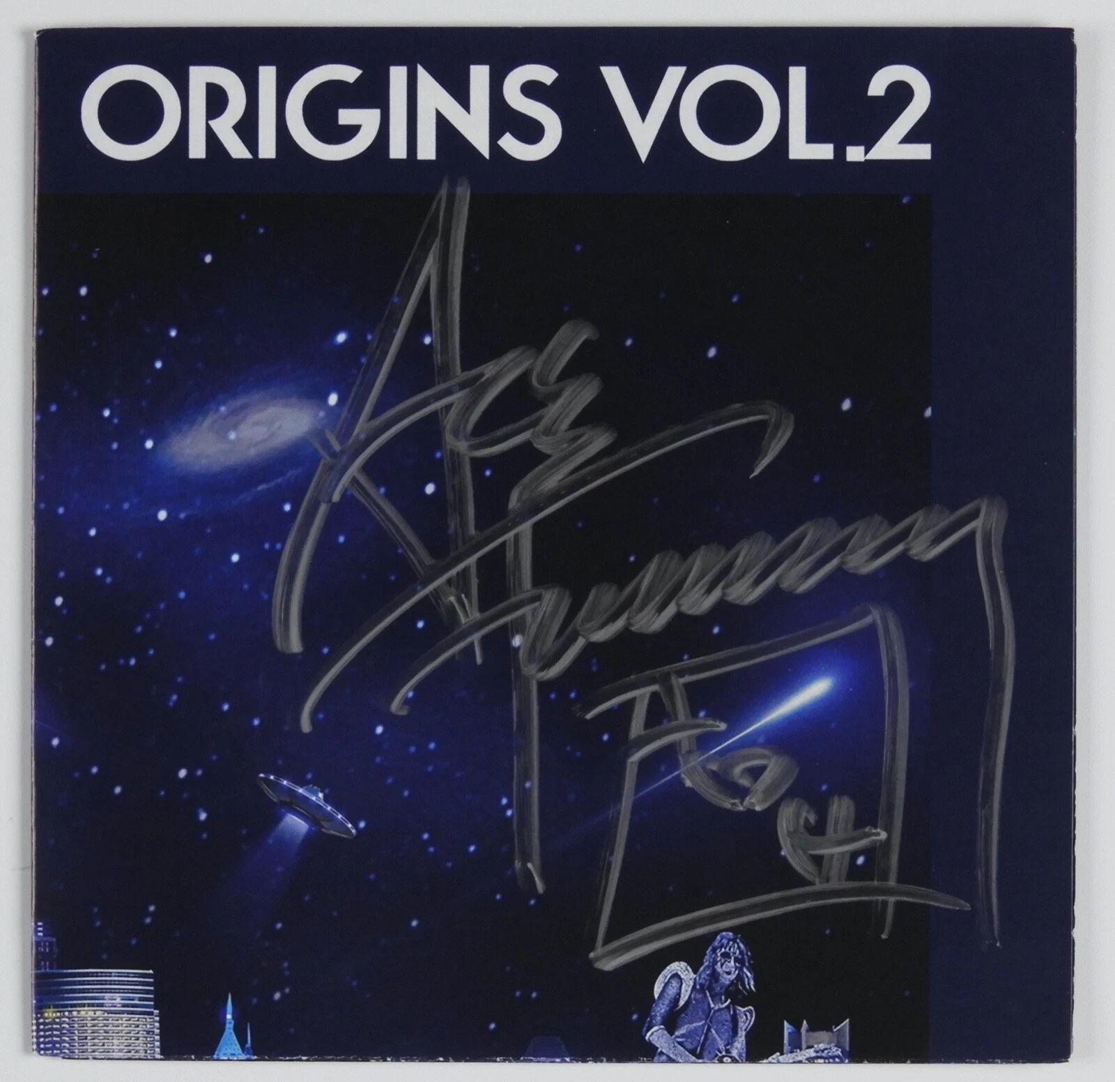 Ace Frehley JSA Signed Autograph CD Booklet Origins Vol 2 Poster KISS
