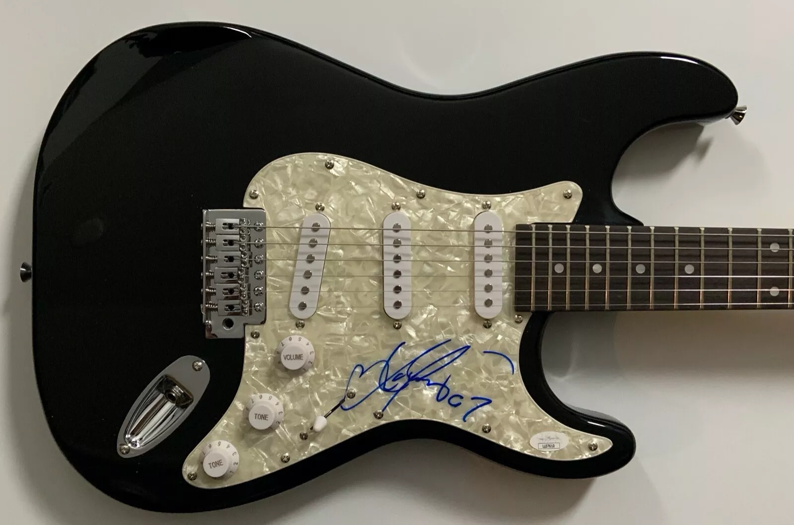 Johnny Lang JSA Autograph Signed Guitar Stratocaster
