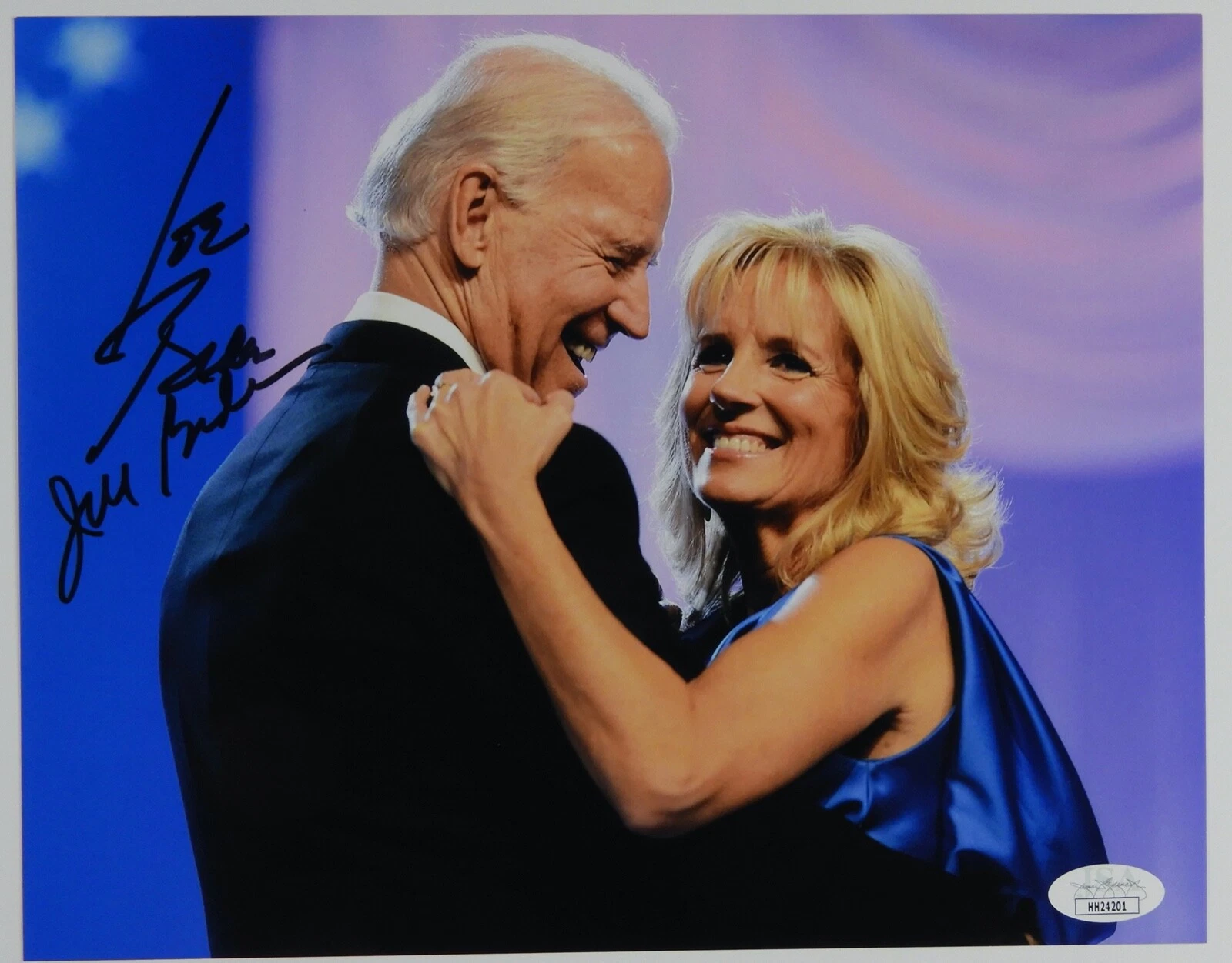 Joe Biden and Jill 46th President JSA Autograph Signed Photo COA 8 x 10
