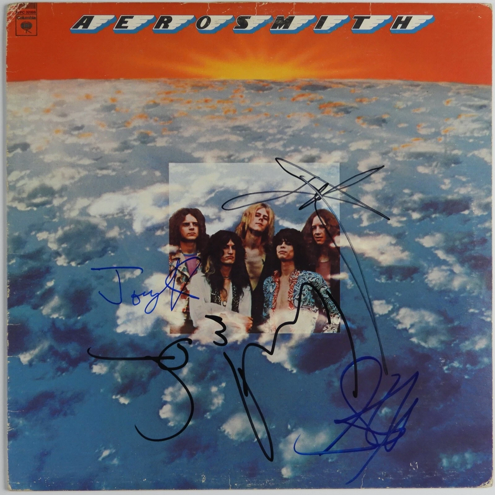 Aerosmith Autograph REAL Signed Album Steven Tyler Joe Perry Joey Krammer Tom

