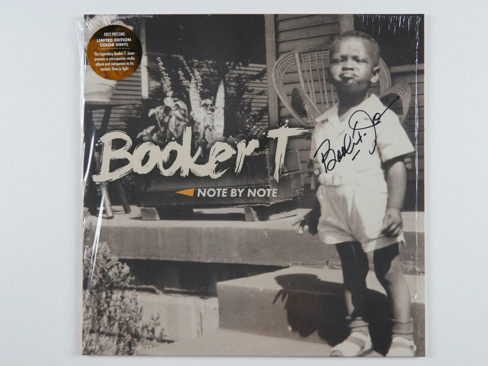 Booker T Jones JSA Signed Autograph Album Record LP Note By Note
