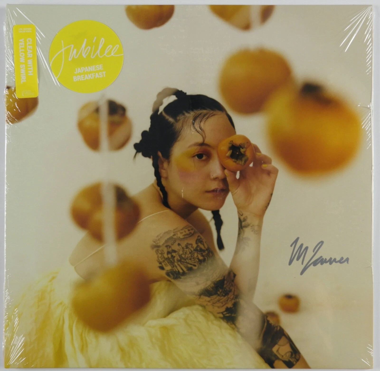 Japanese Breakfast Signed Autograph Clear Yellow Jubilee Vinyl Michelle Zauner

