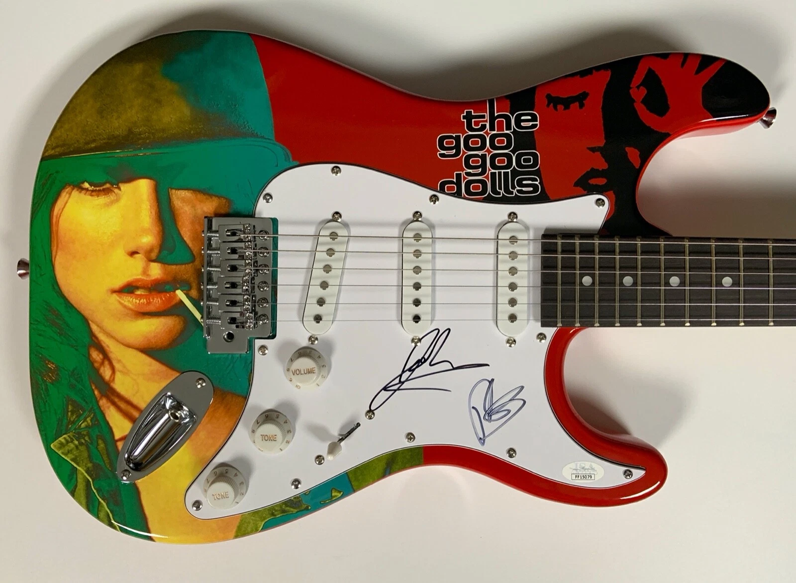 The Goo Goo Dolls JSA Autograph Signed Guitar Stratocaster John Rzeznik Robby

