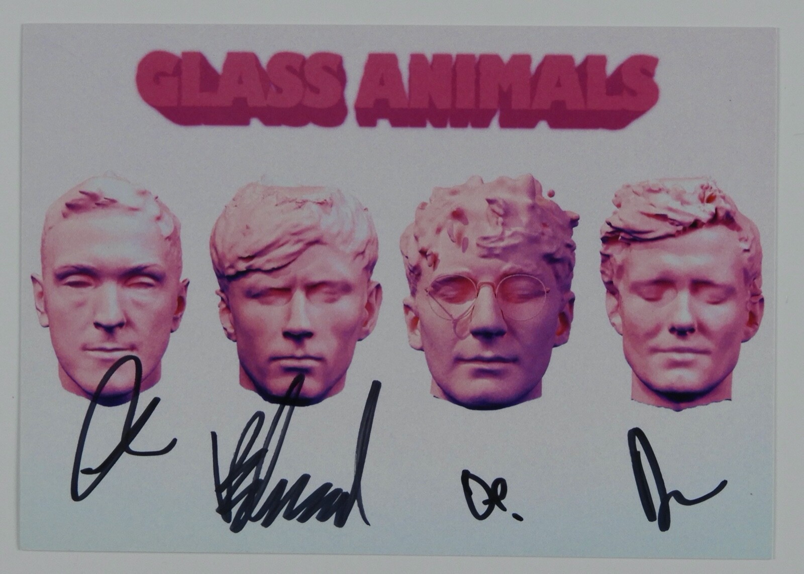 Glass Animals JSA Signed Autograph Dreamland Art Card Vinyl Fully Signed
