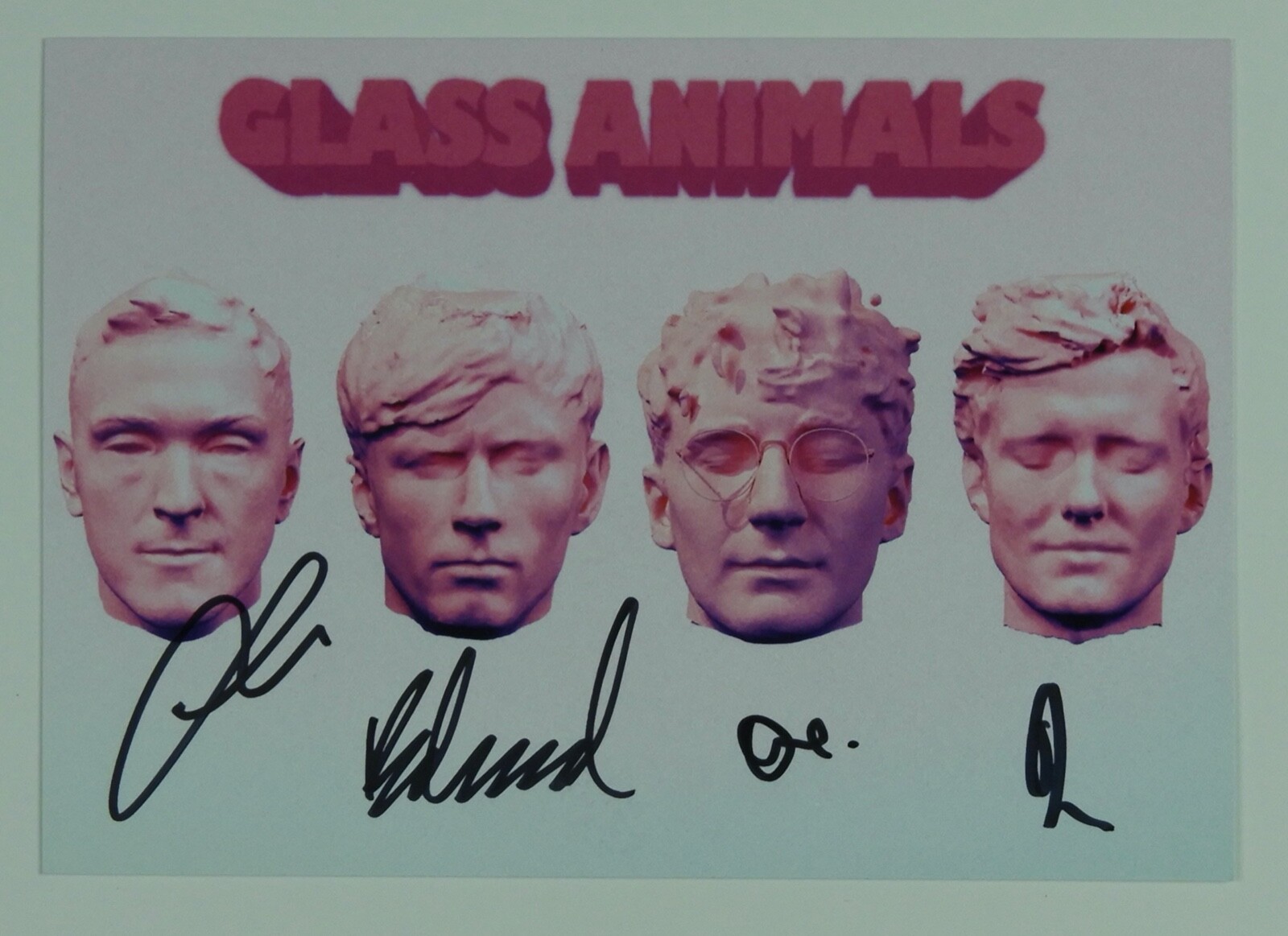 Glass Animals JSA Signed Autograph Dreamland Art Card Vinyl Fully Signed
