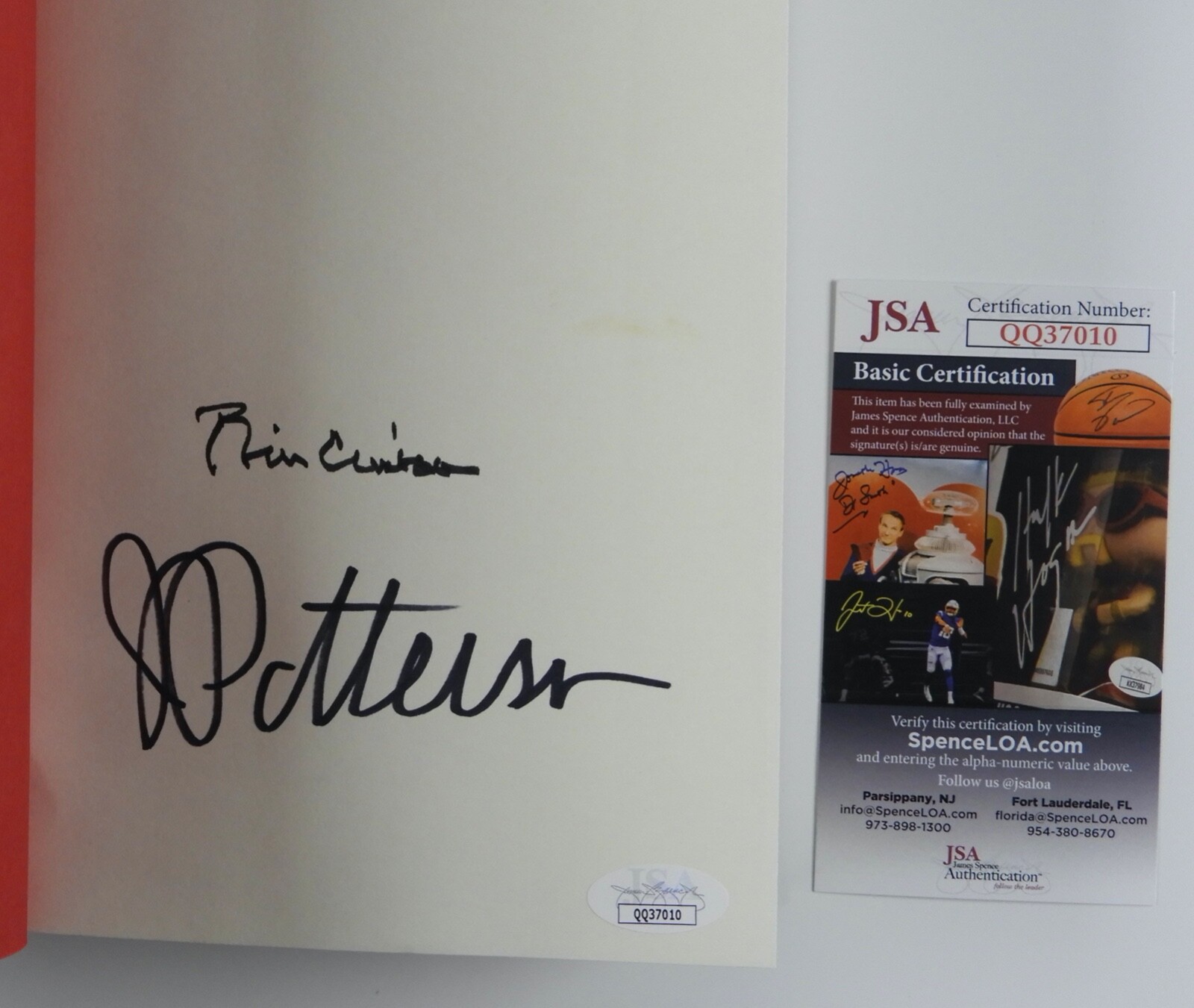 Bill Clinton Signed Autograph Book JSA The President's Daughter James Patterson
