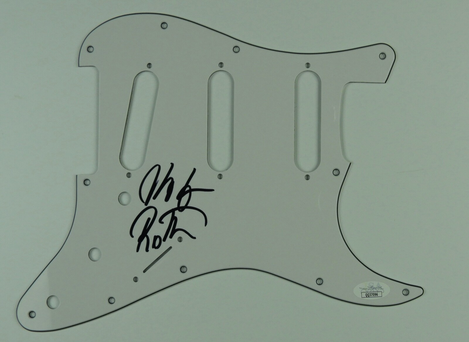 Uli Jon Roth Stratocaster Guard Signed Autograph JSA COA Scorpions
