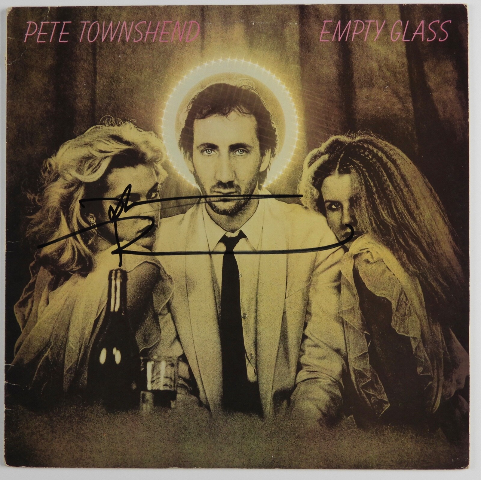 Pete Townshend The Who JSA Autograph Signed Record Album Vinyl Empty Glass
