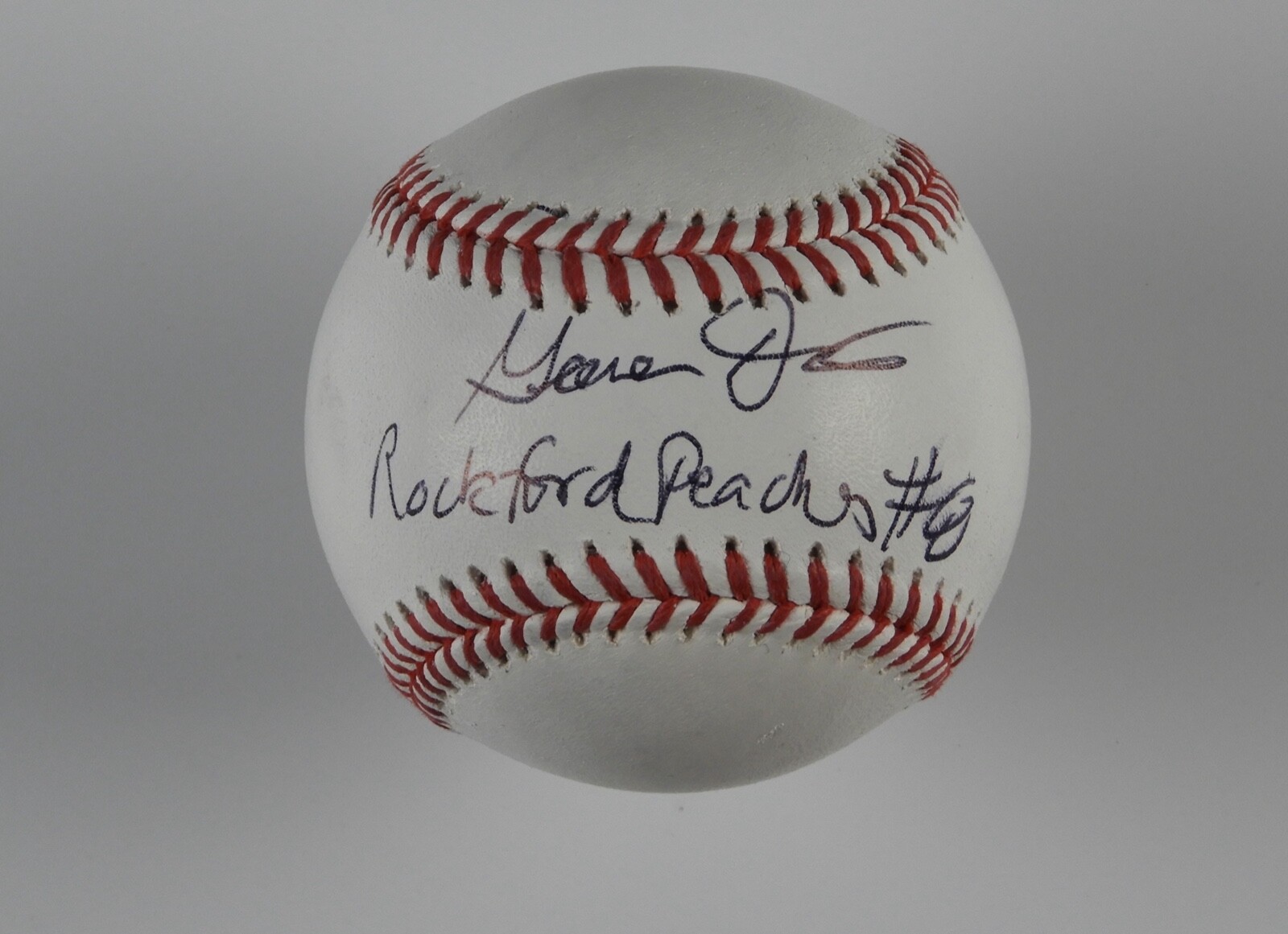 Geena Davis JSA Signed Autograph Baseball A League Of Their Own Rockford

