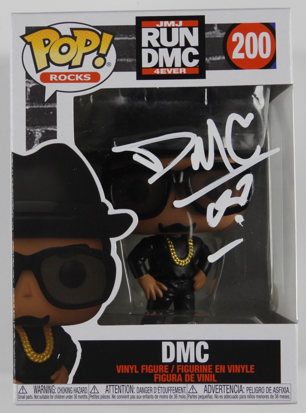 Run DMC Signed Autograph Funko Pop 200 JSA COA Pop Rocks
