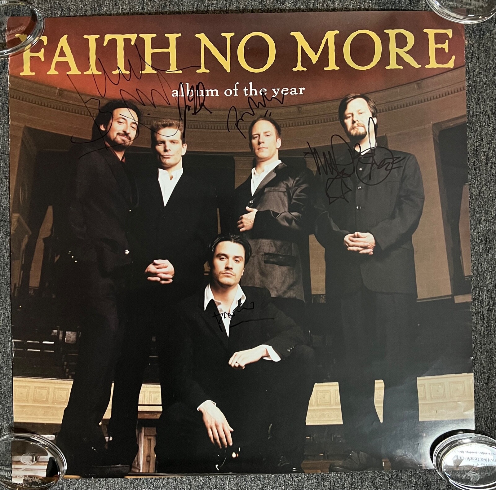 Faith No More JSA Autograph Fully Signed 24