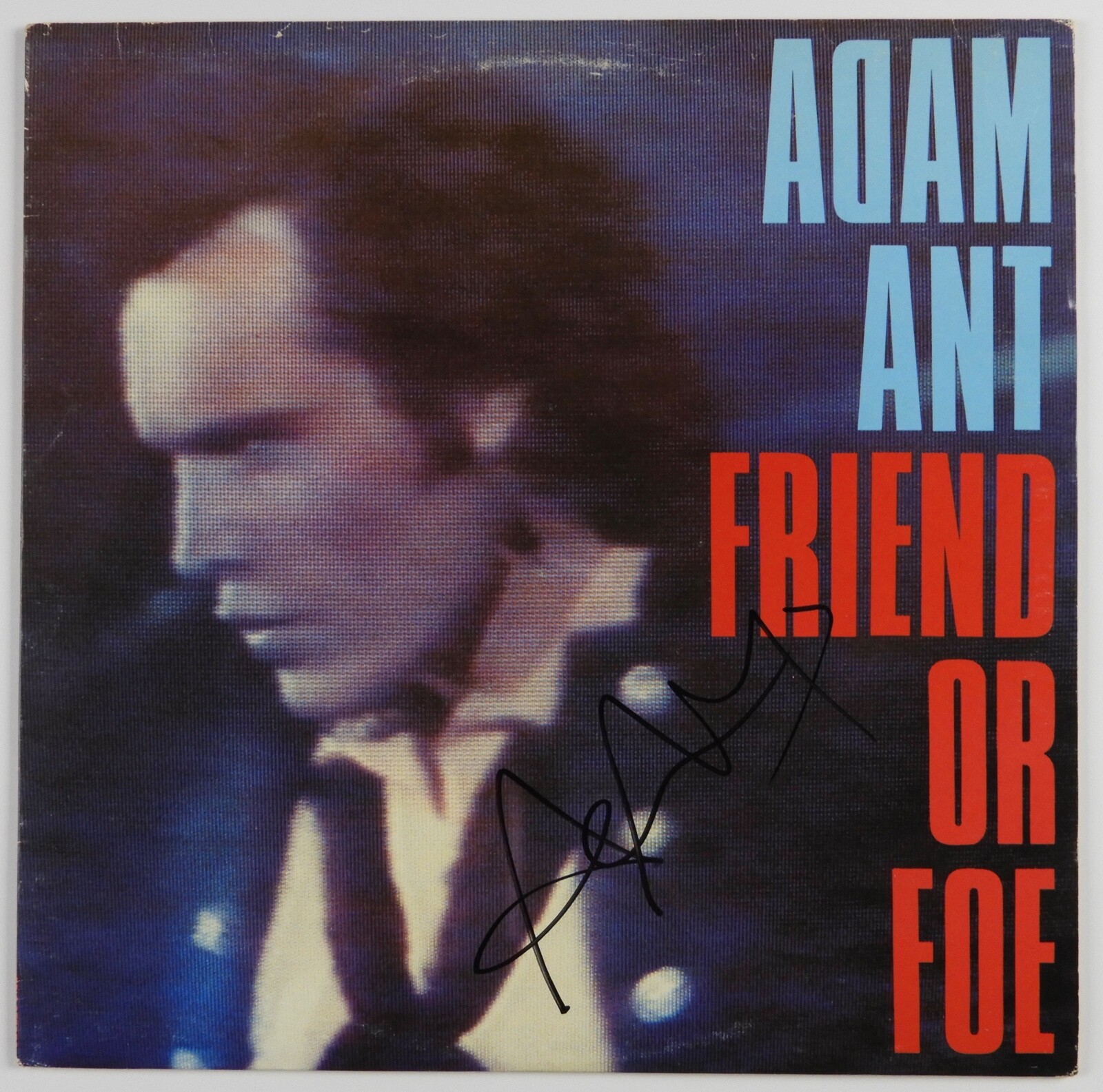 Adam Ant Signed Autograph Album JSA Record Vinyl Friend Or Foe
