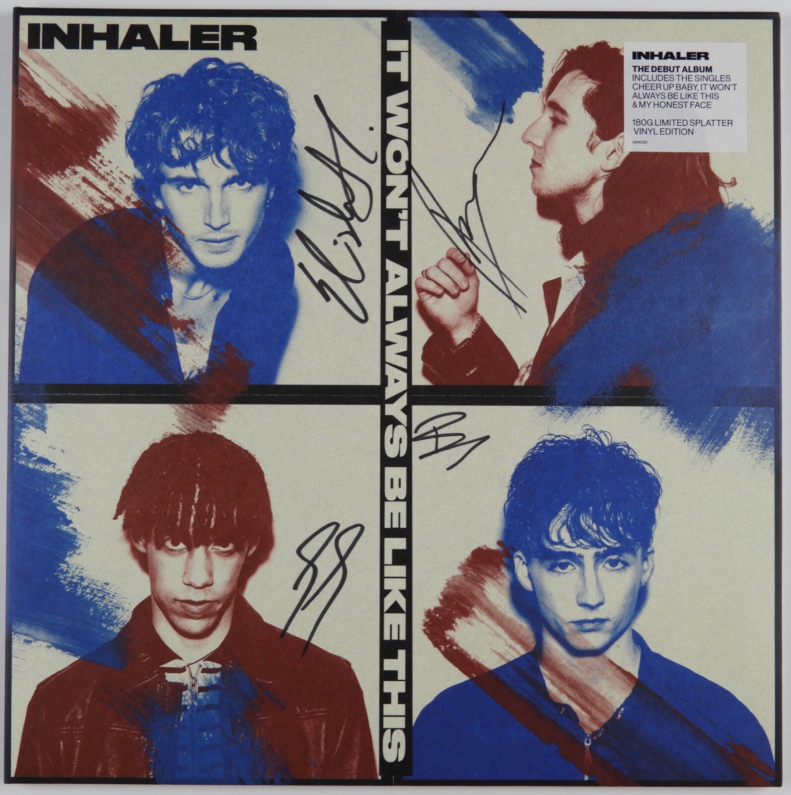 Inhaler Fully JSA Signed Autograph Album Record It Won't Always Be Like This

