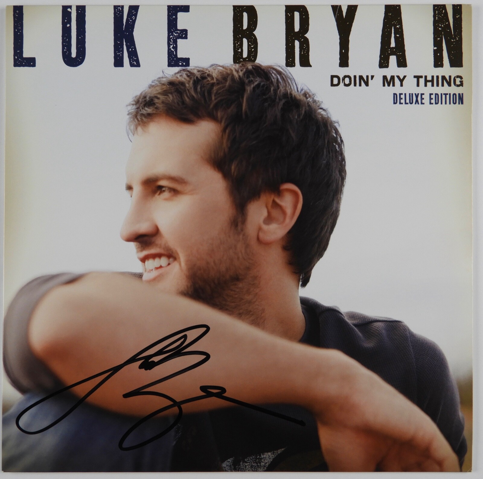 Luke Bryan JSA Signed Autograph Album Record Vinyl Doin' My Thing
