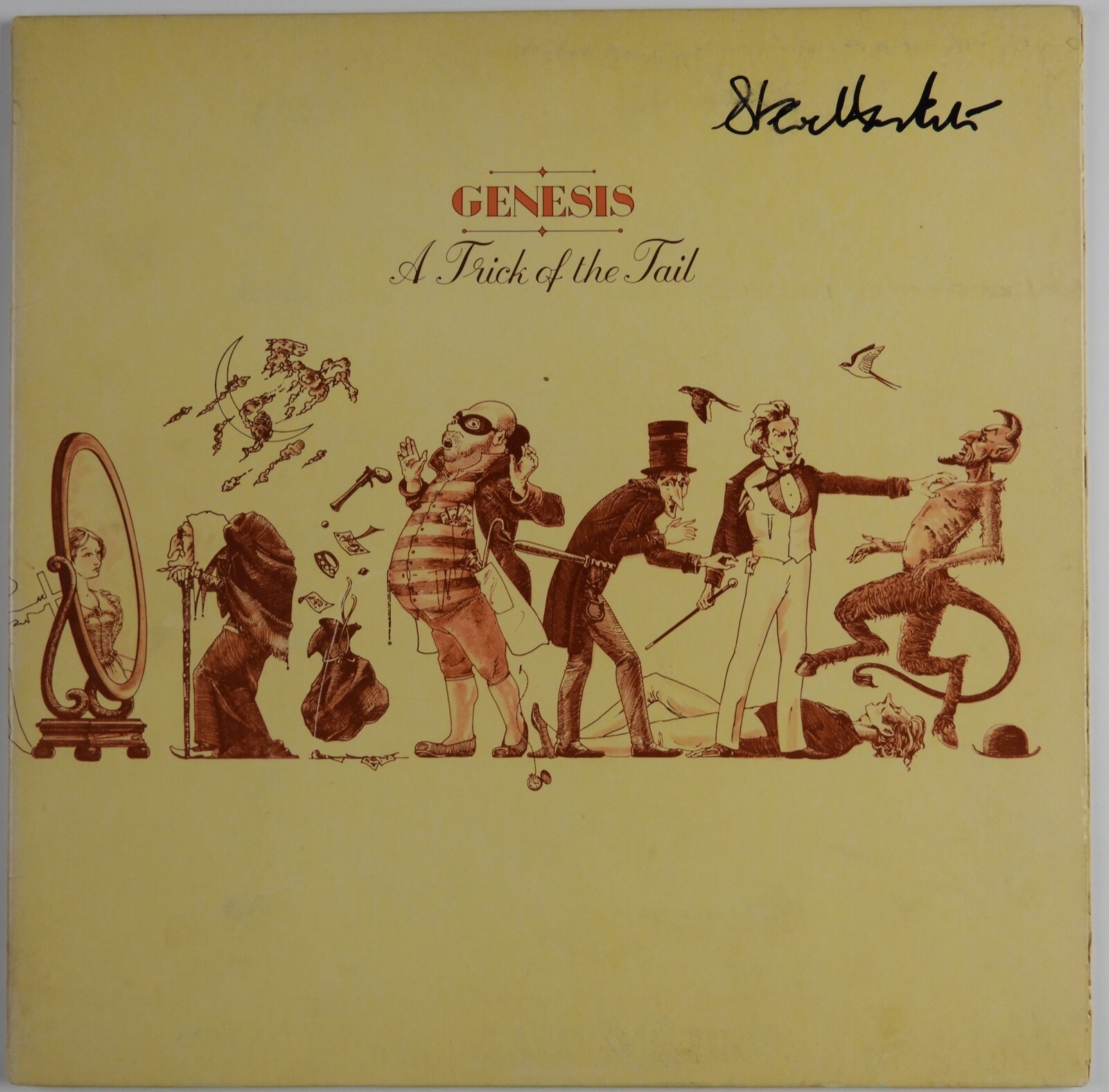 Steve Hackett Genesis JSA Signed Autograph Album A Trick Of The Tail
