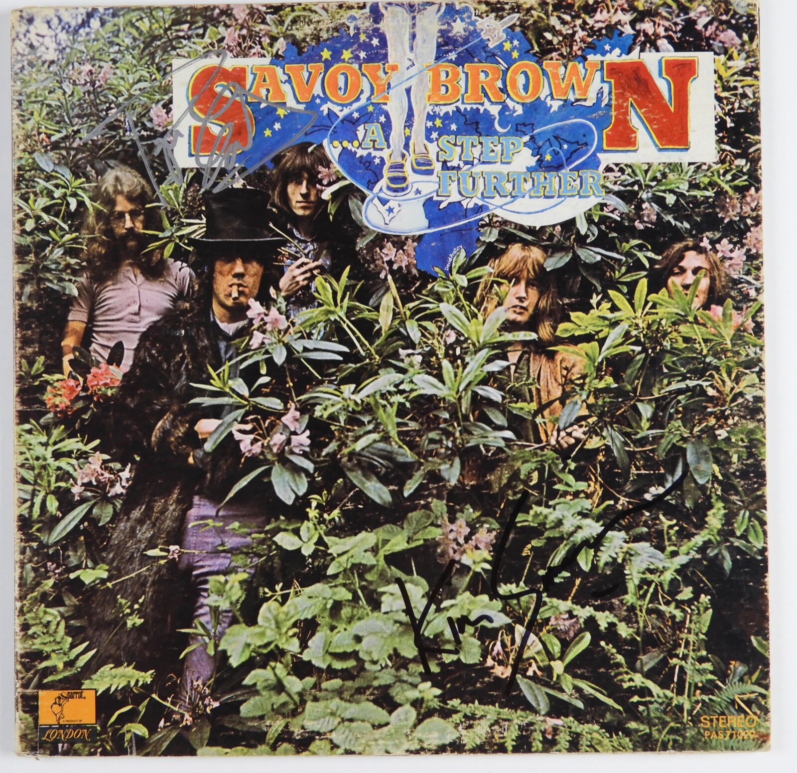 Kim Simmonds Roger Earl JSA Autograph Signed Album Record Vinyl Savoy Brown
