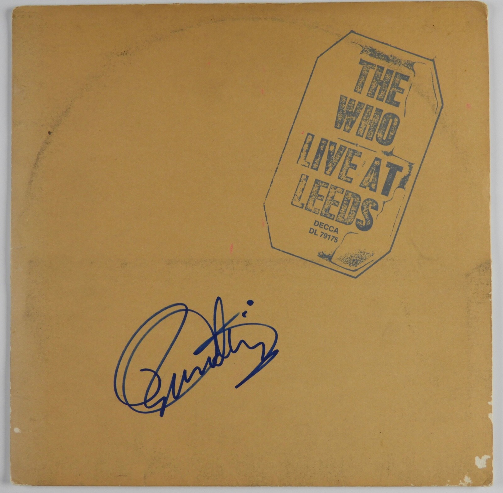 Roger Daltrey The Who JSA Autograph Signed Album Vinyl Live At Leeds
