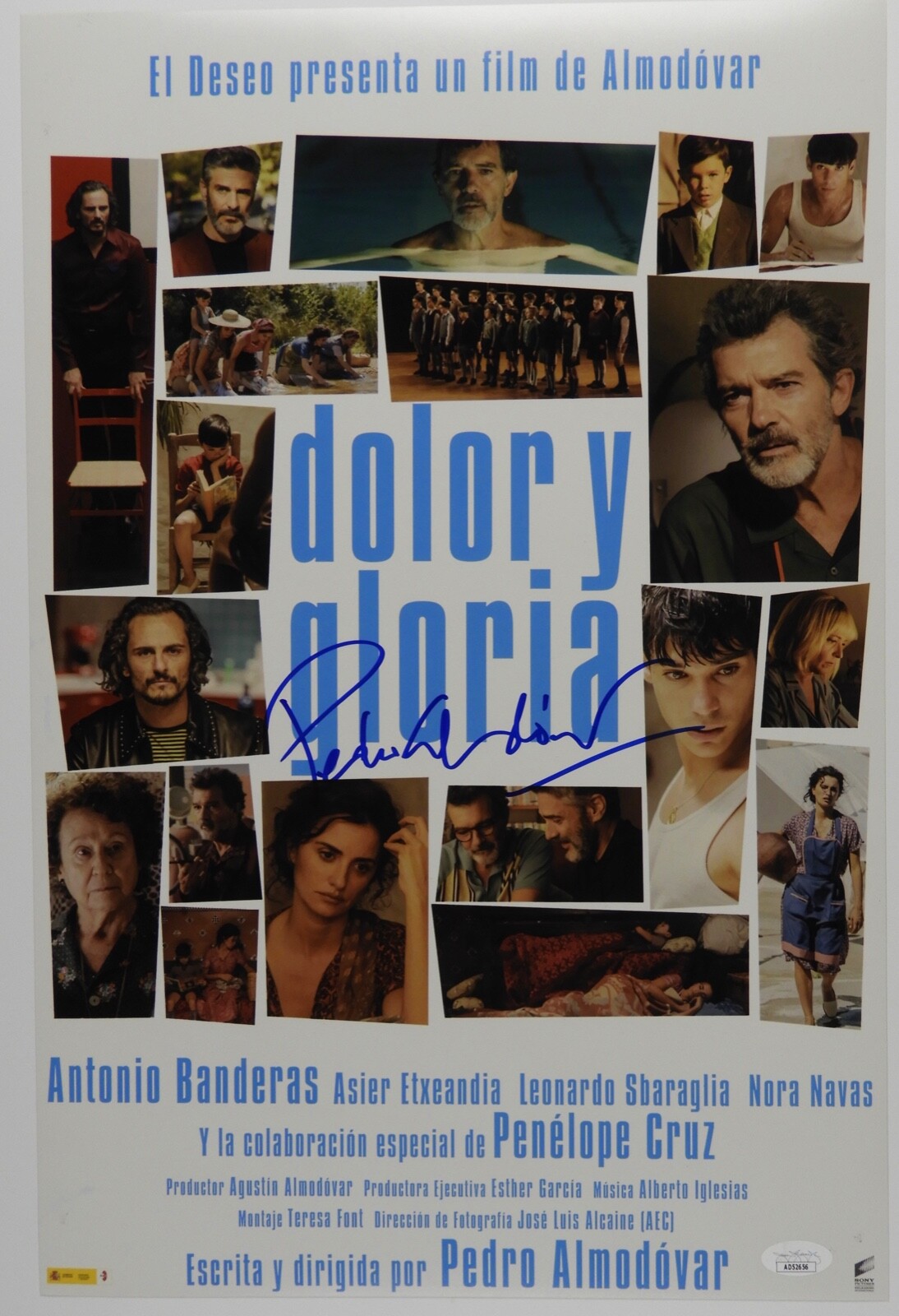 Pedro Almodovar Signed JSA Autograph 18
