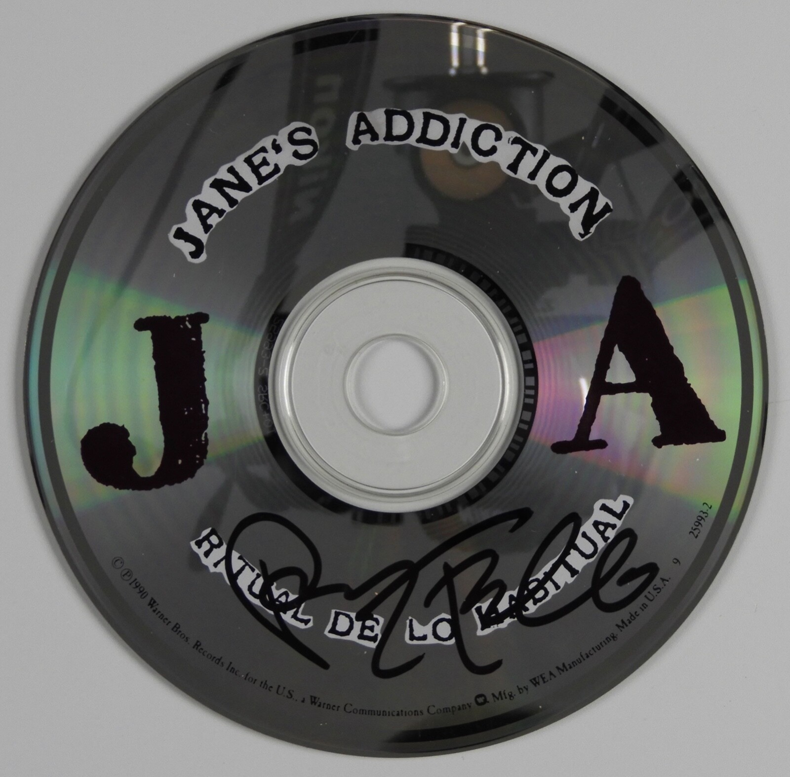 Jane's Addiction Perry Farrell JSA Signed Autograph CD Ritual De Lo Habitual
