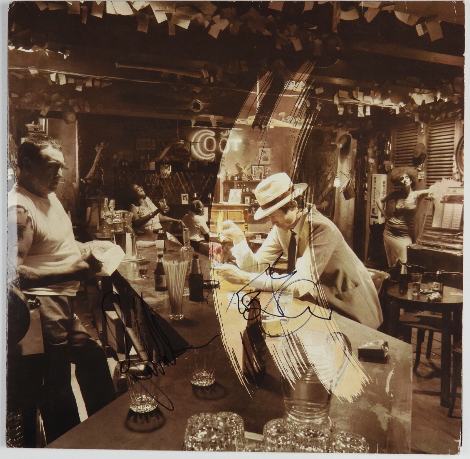 Robert Plant John Paul Jones Led Zeppelin JSA REAL Signed Autograph Vinyl
