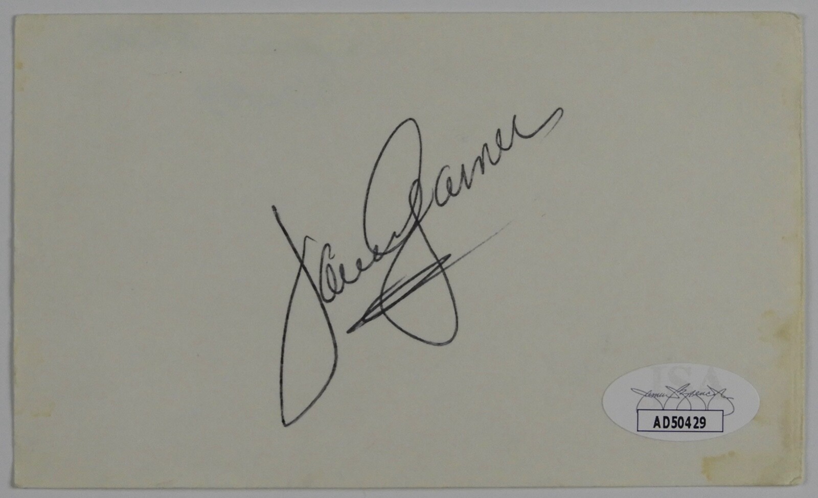 James Garner JSA COA Signed Autograph Cut
