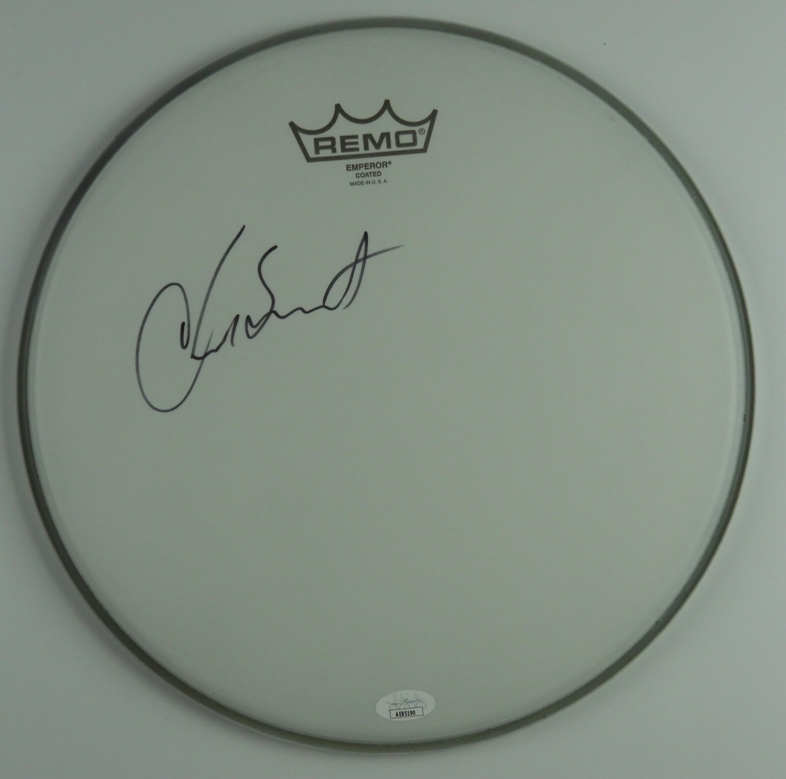 Chad Smith Red Hot Chili Peppers JSA Autograph Signed Drum Head 12