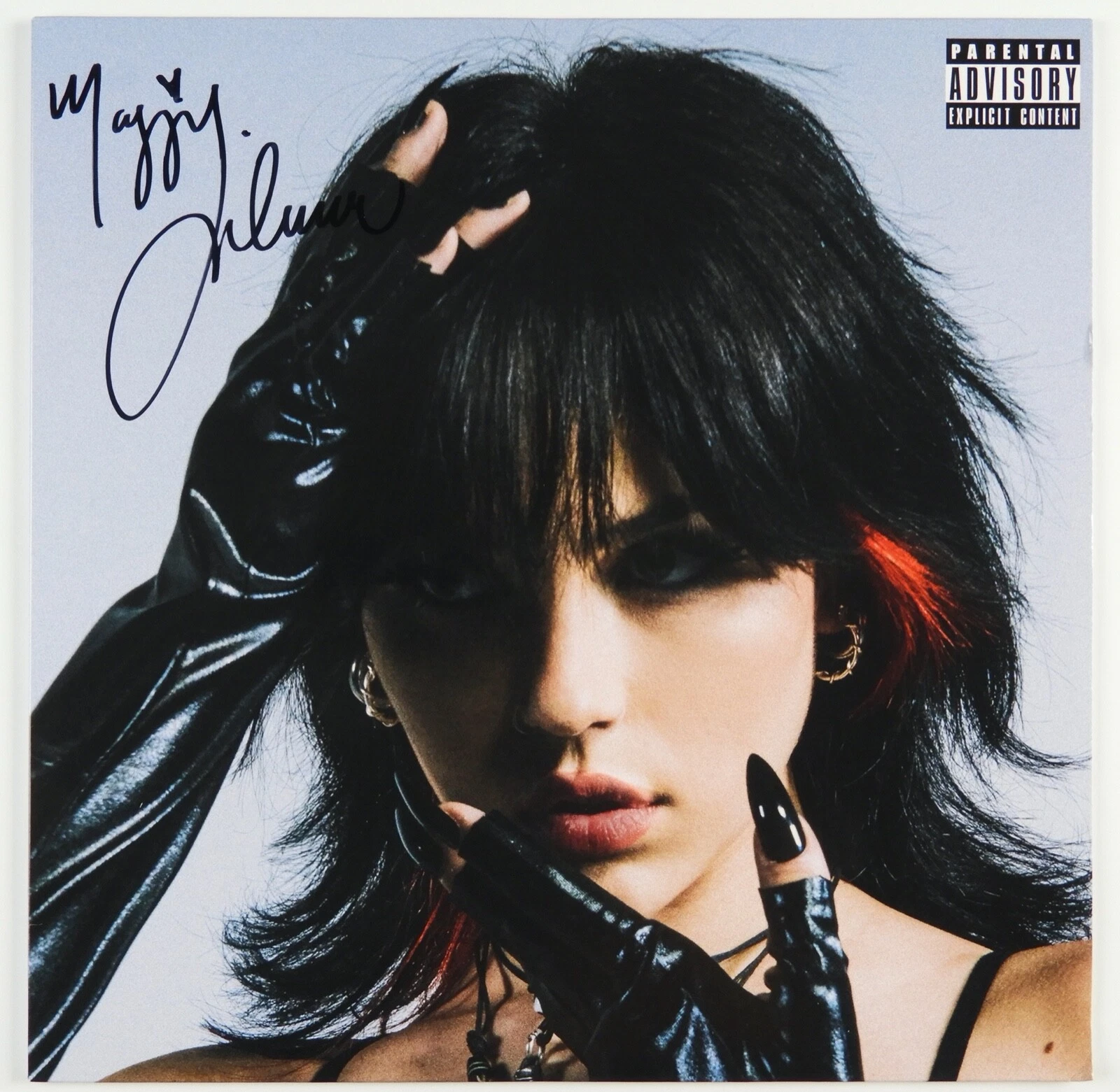 Maggie Lindemann JSA Signed Autograph Album Record Paranoia Red Vinyl
