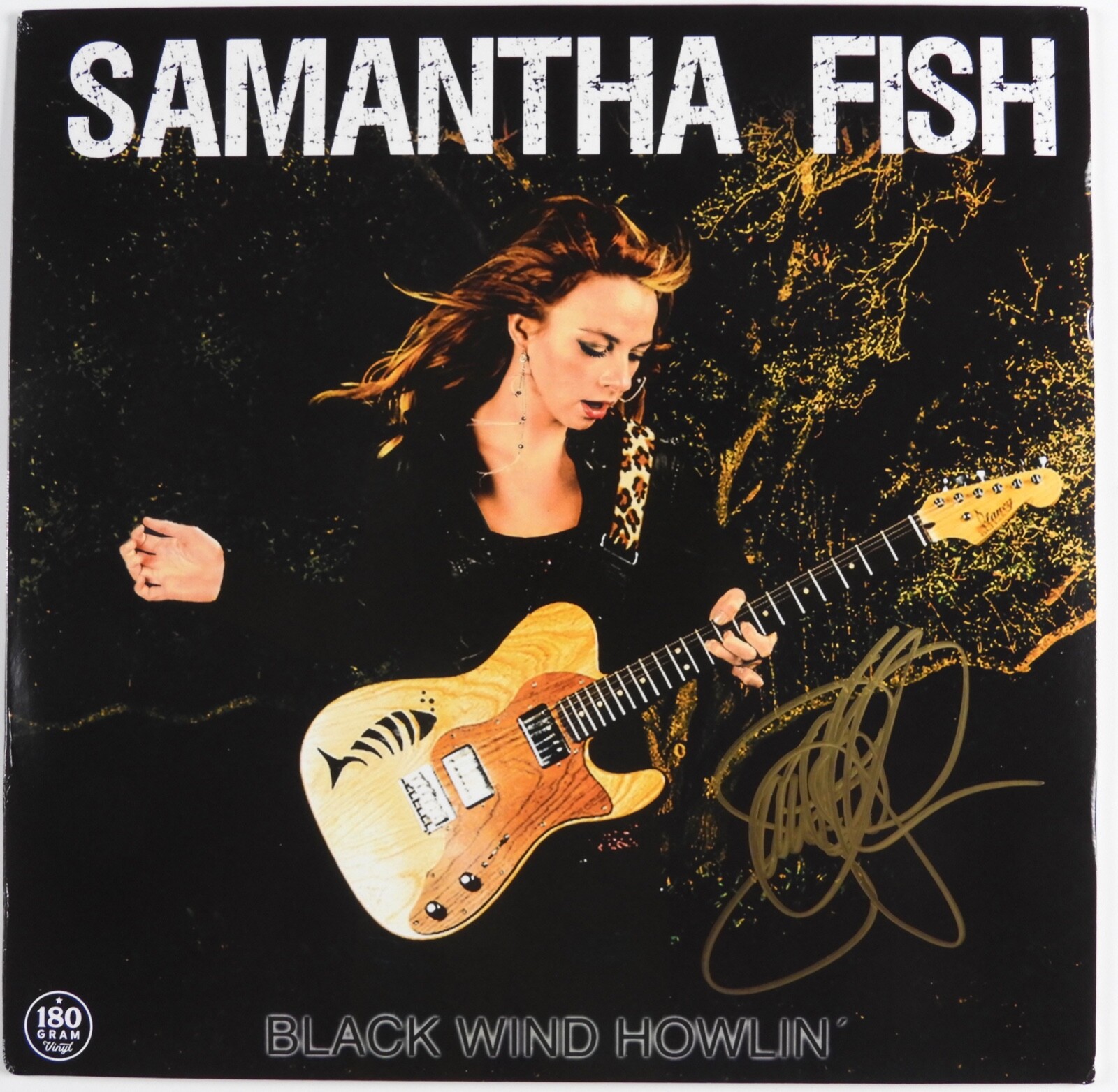 Samantha Fish JSA Autograph Signed Album Record Vinyl Black Wind Howlin'
